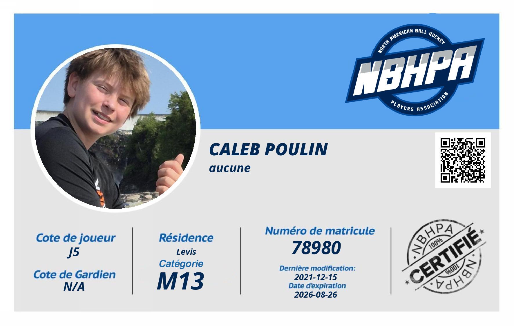 Caleb Poulin