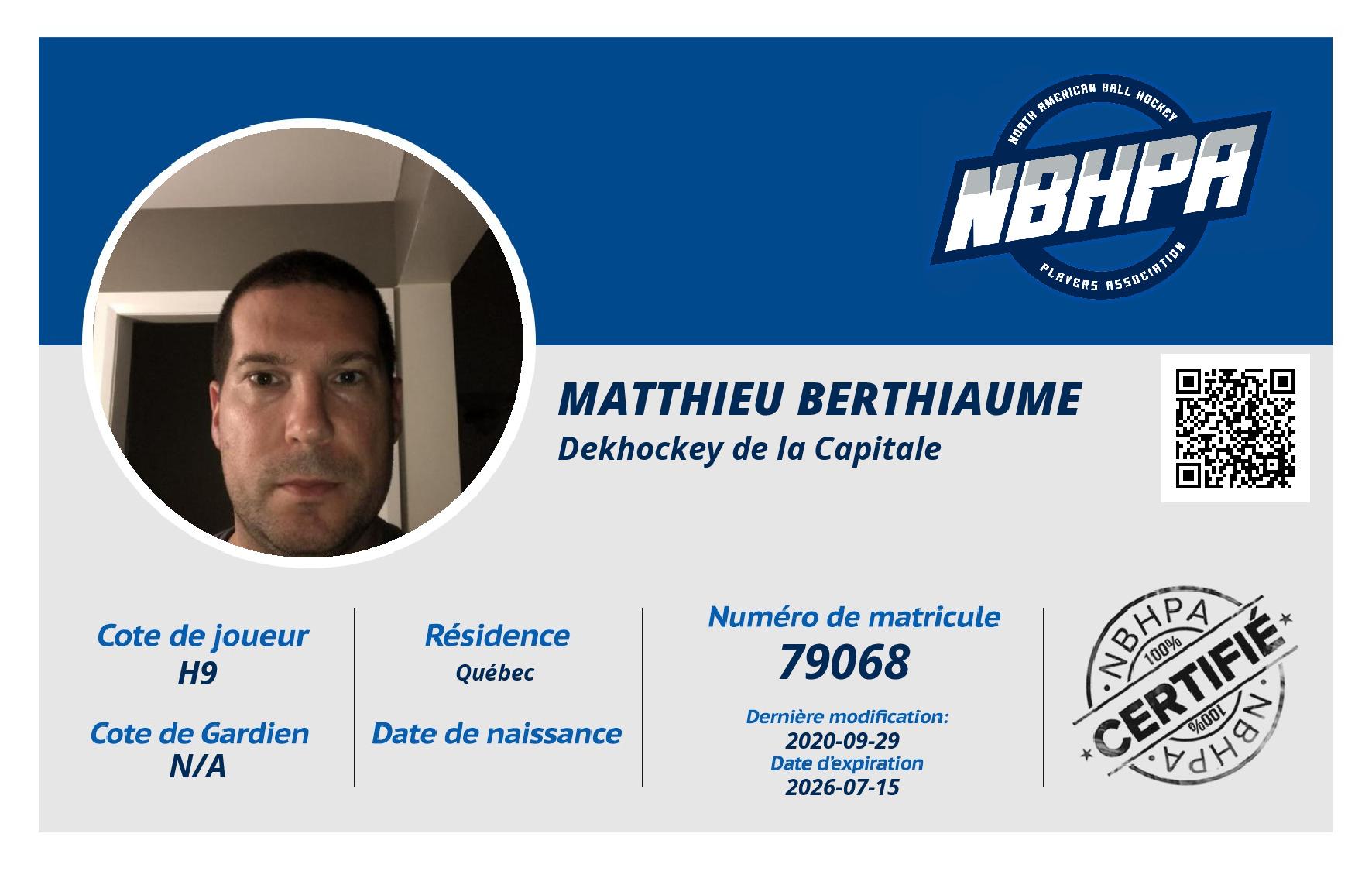Matthieu Berthiaume