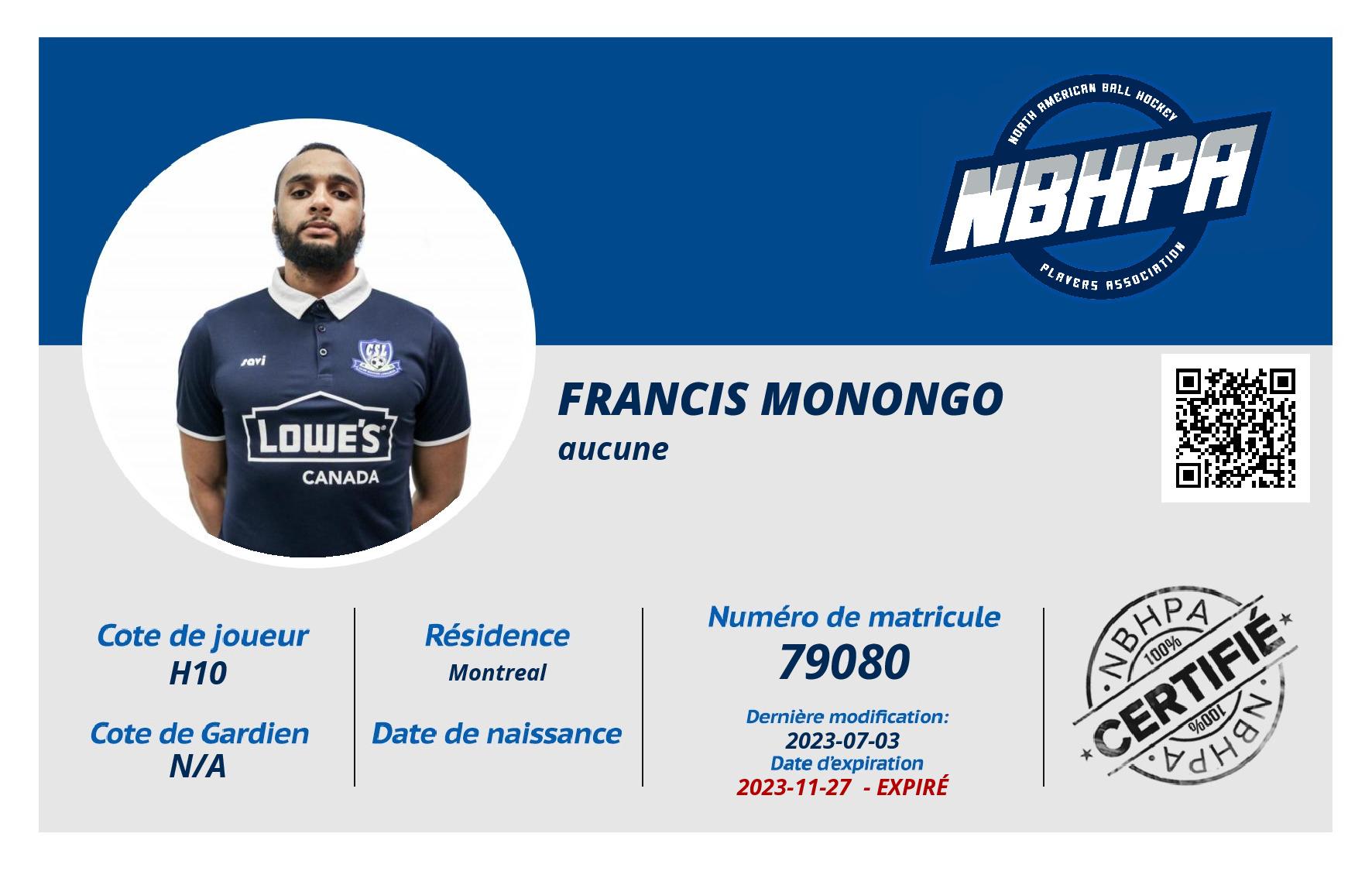 Francis Monongo