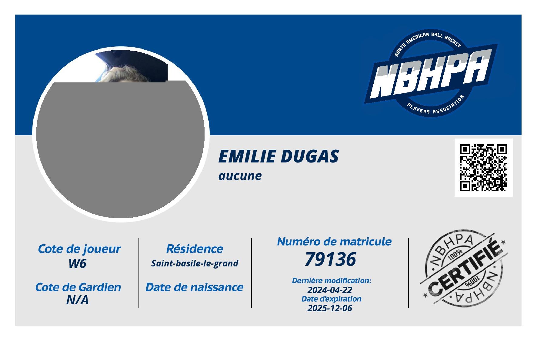 Emilie Dugas