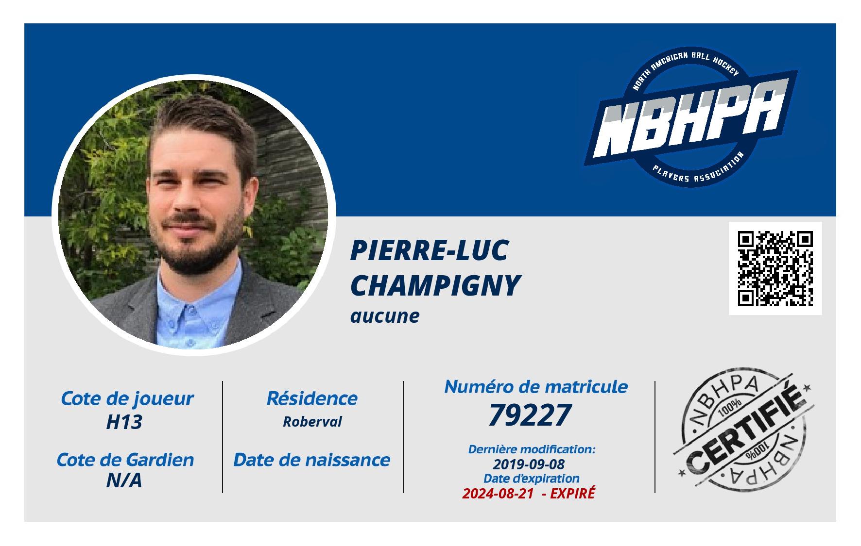 Pierre-Luc Champigny