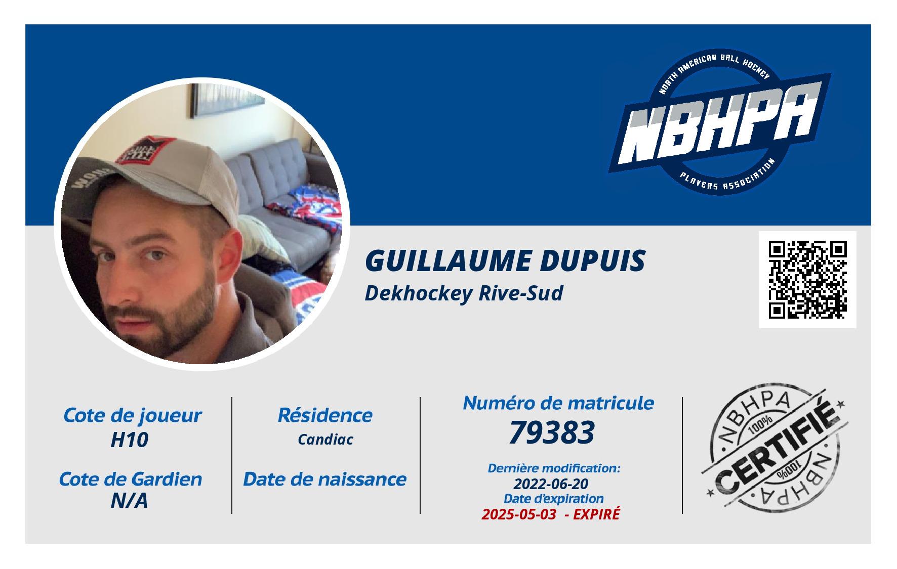 Guillaume Dupuis