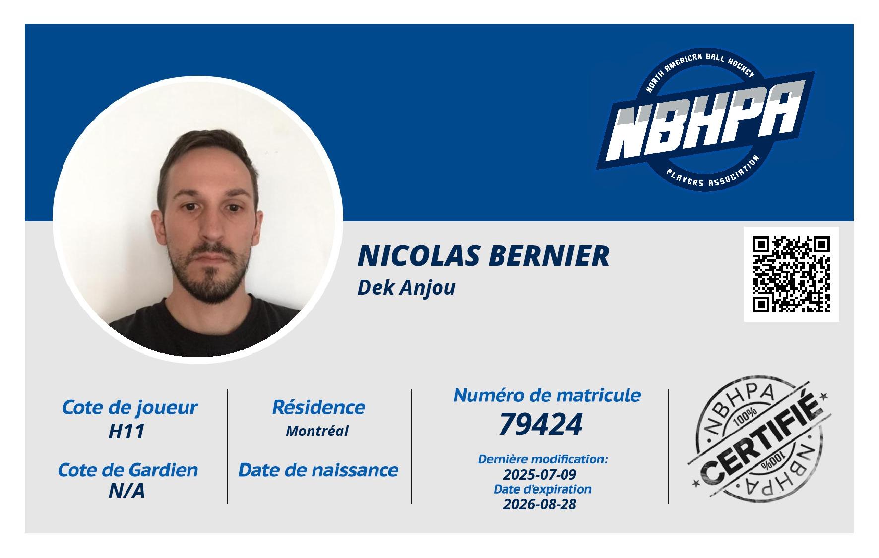 Nicolas Bernier