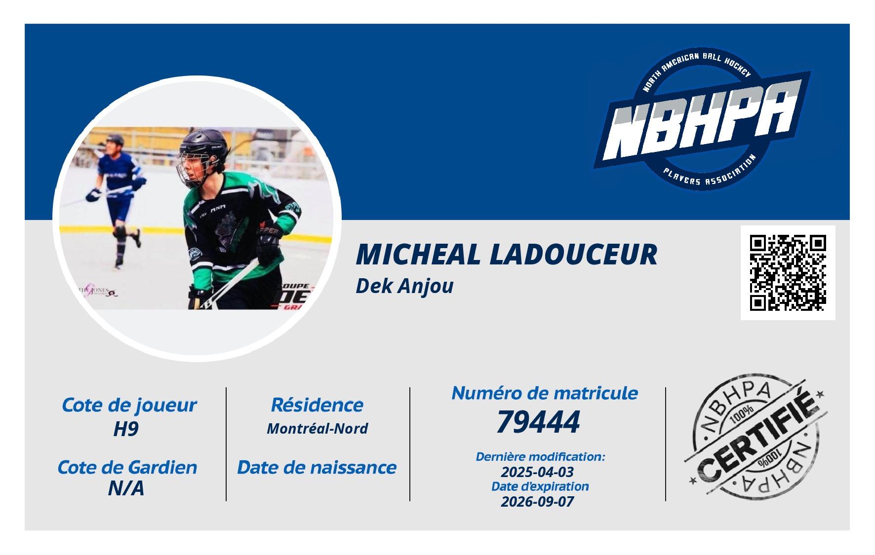 Micheal Ladouceur