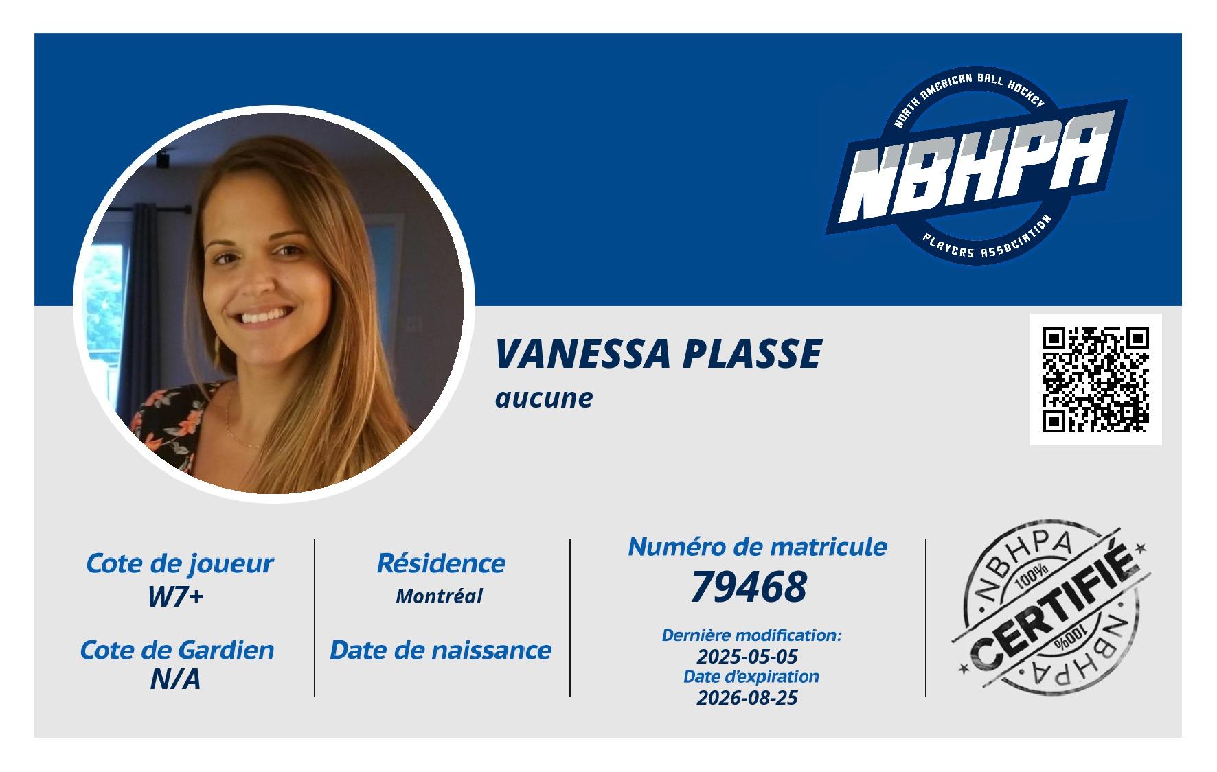 Vanessa Plasse
