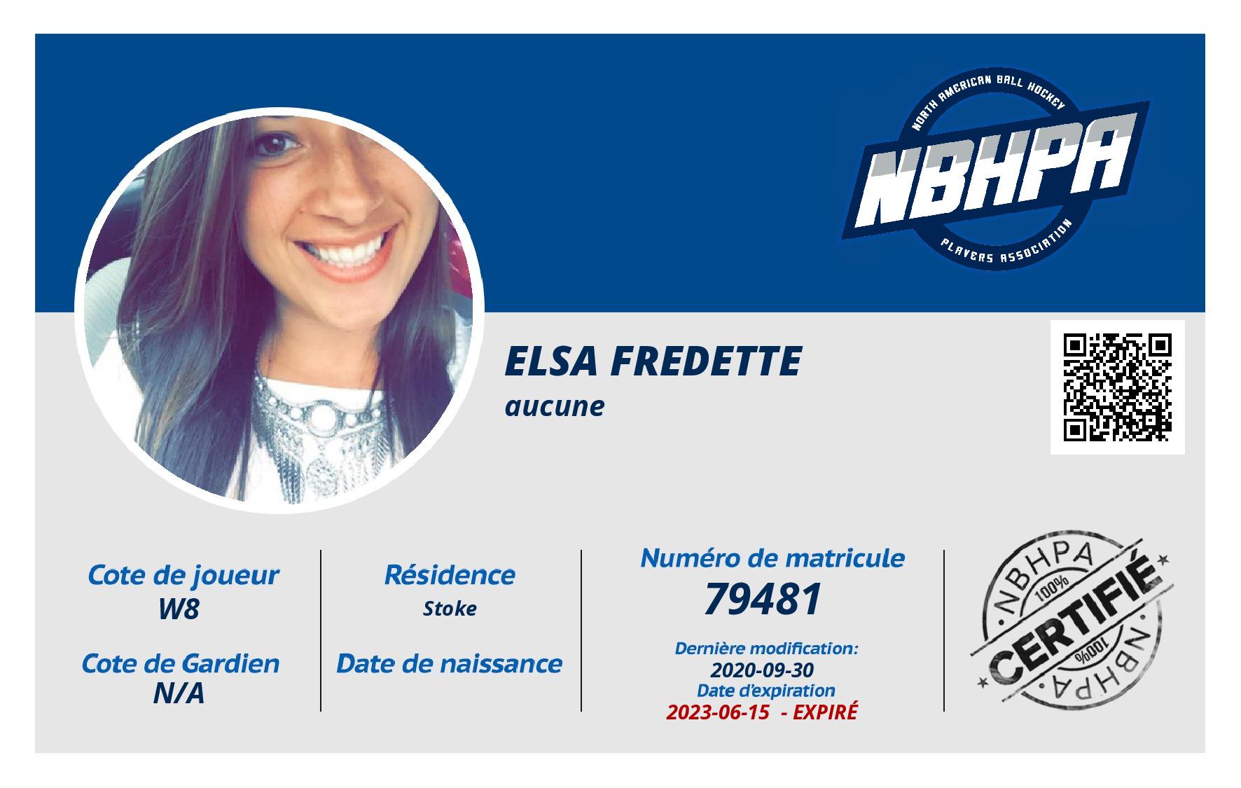 Elsa Fredette
