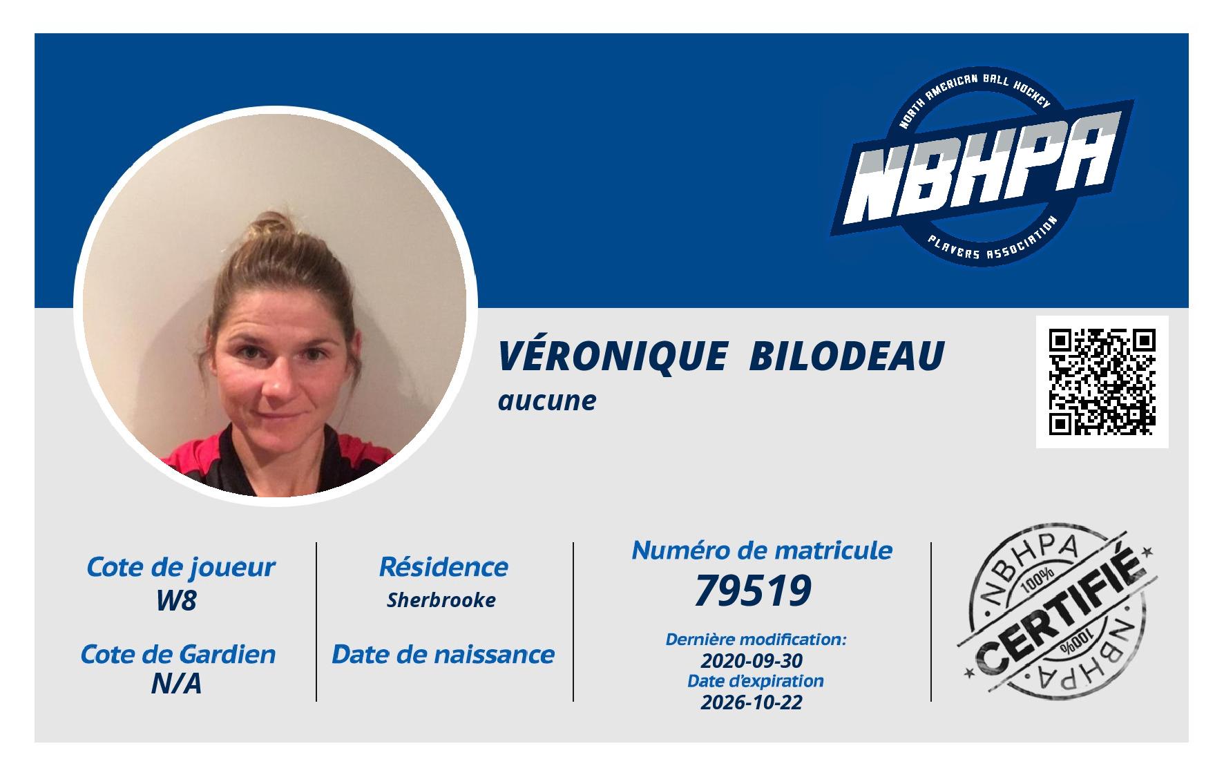 Véronique  Bilodeau 