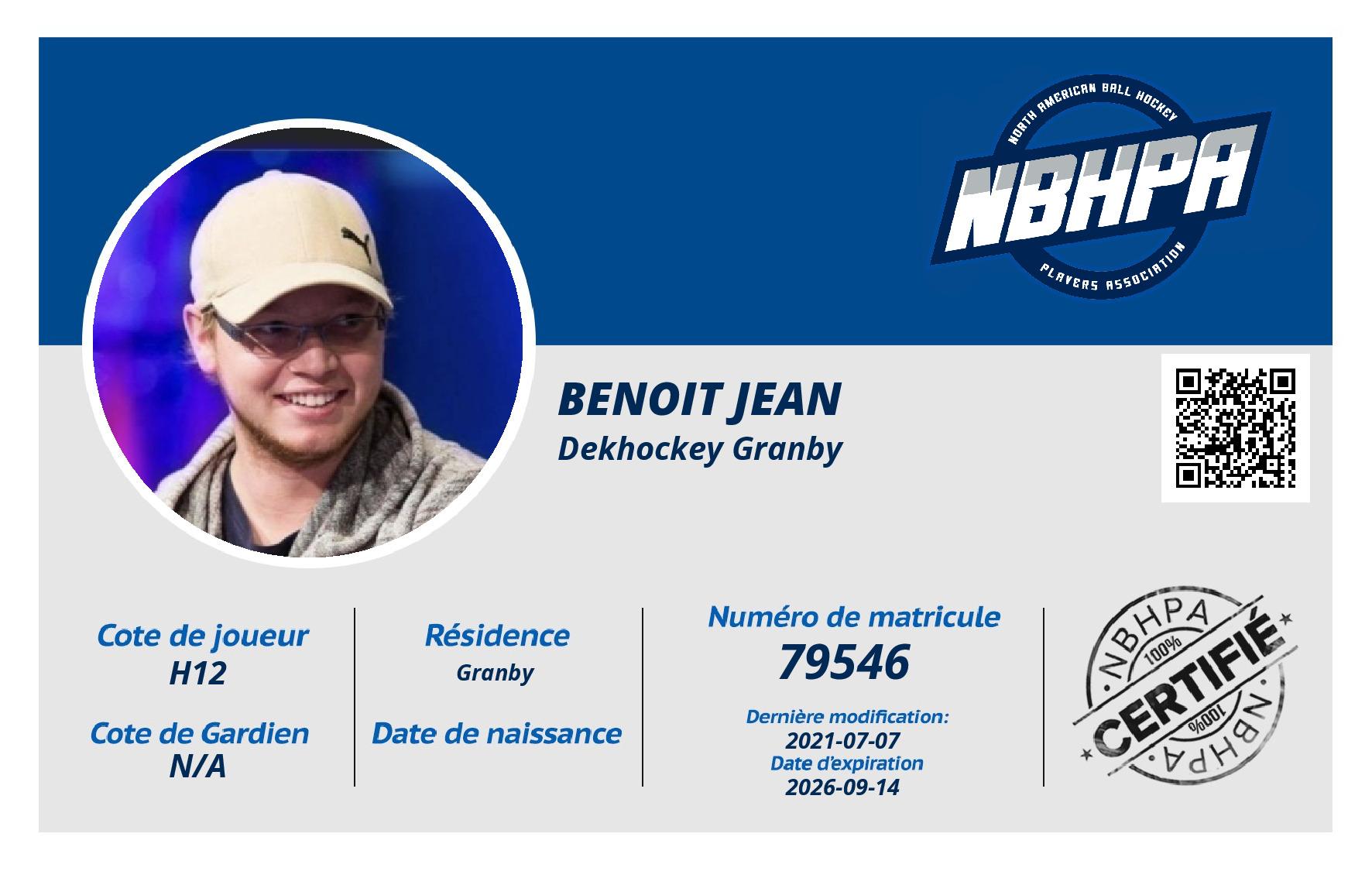 Benoit Jean