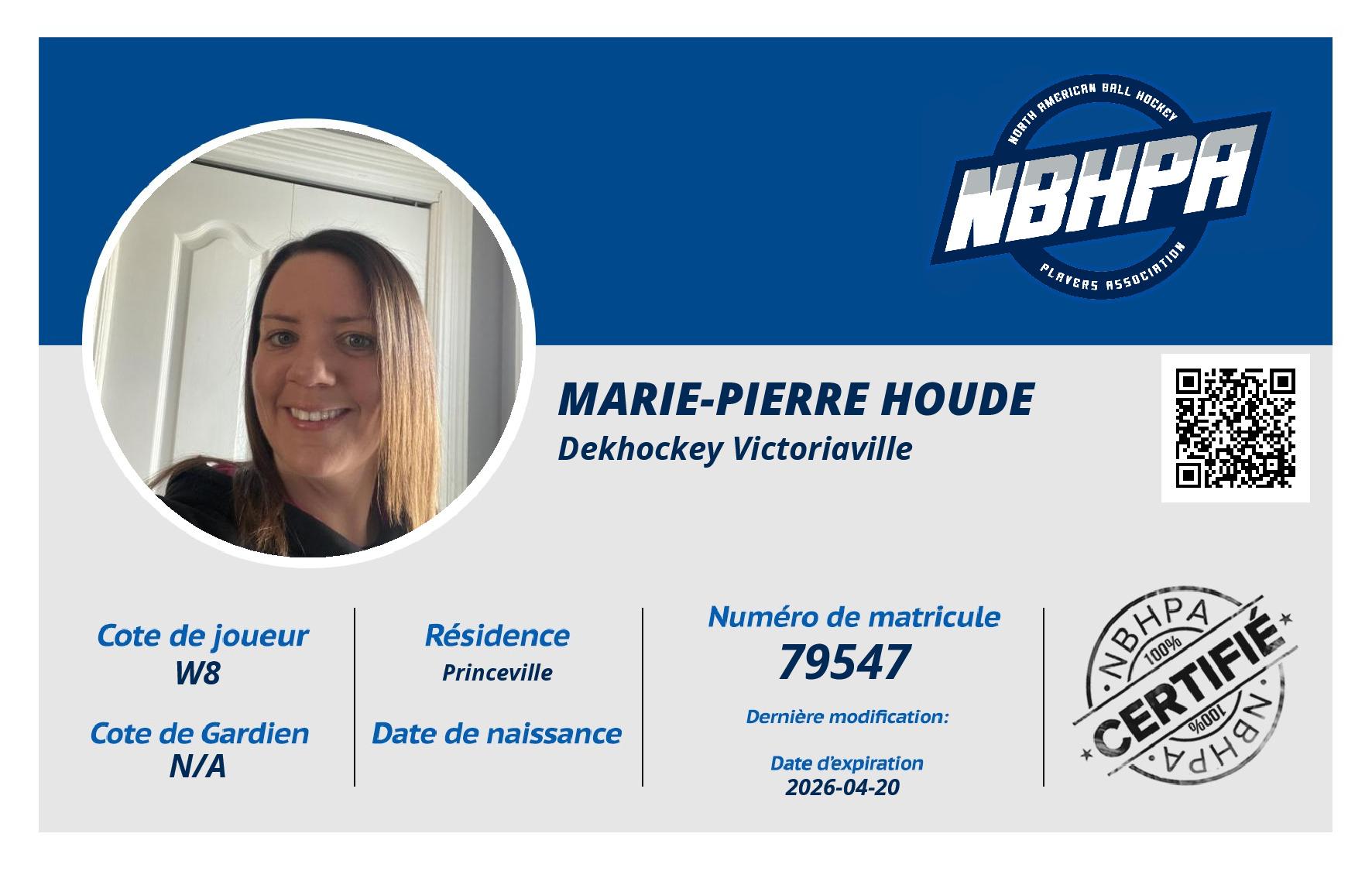 Marie-Pierre Houde