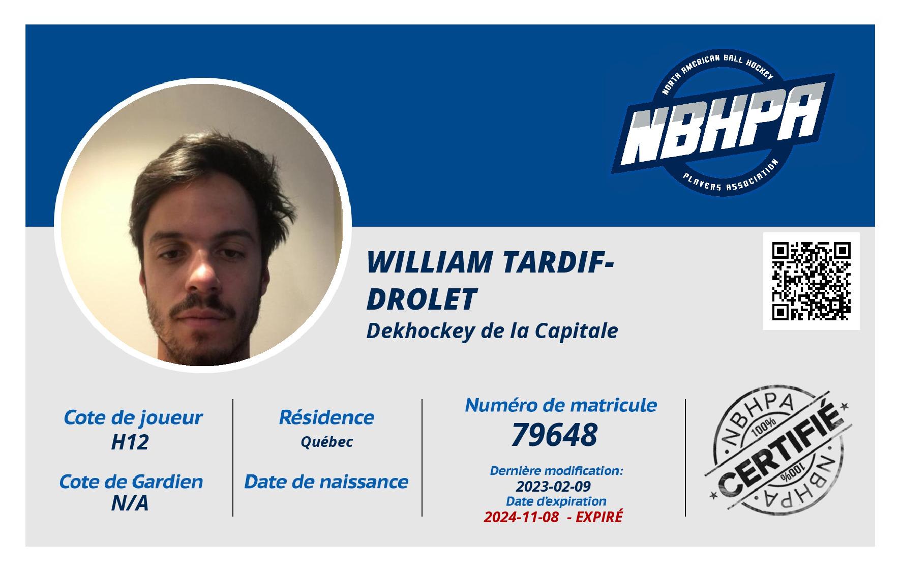 William Tardif-Drolet