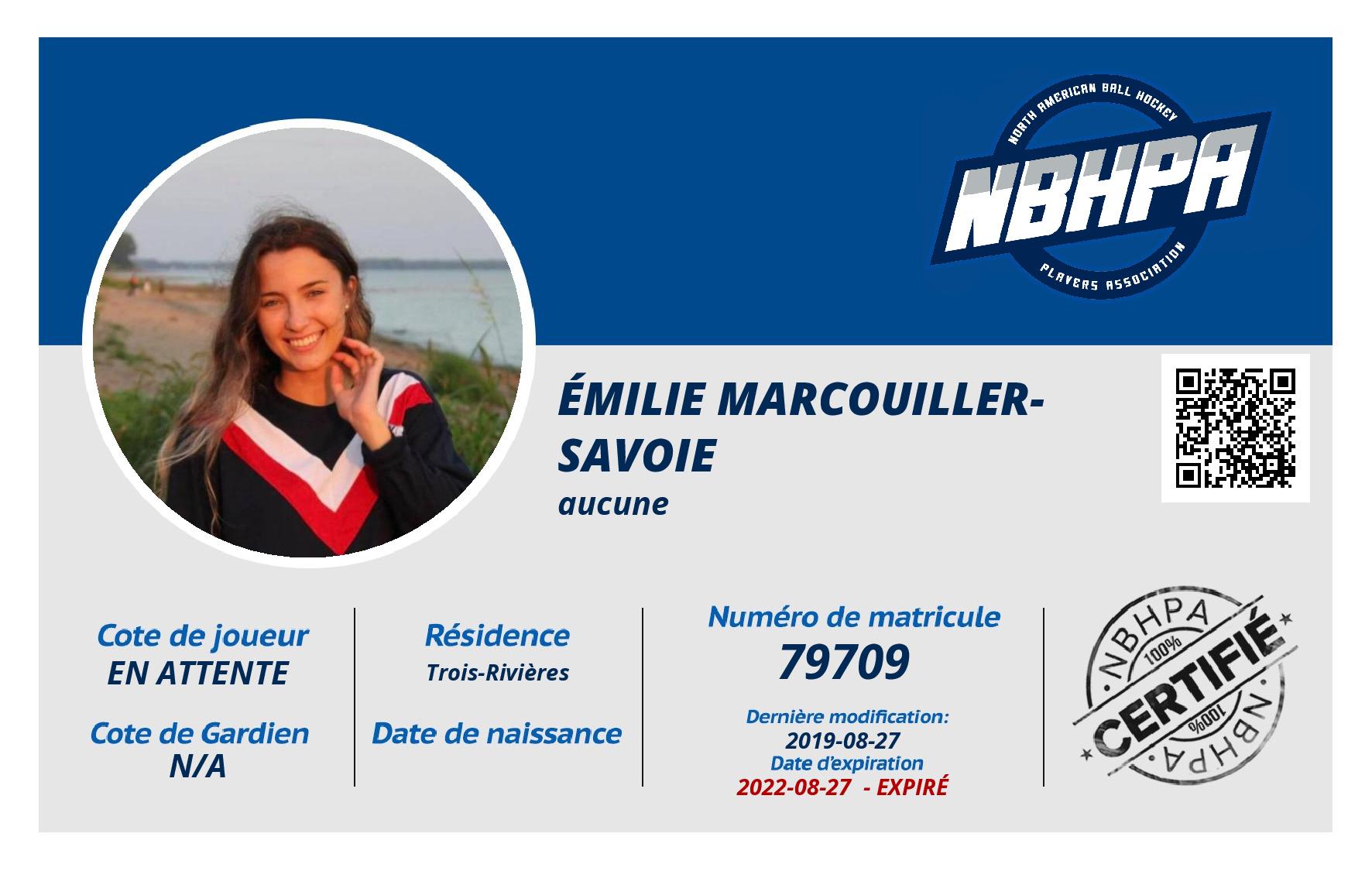 Émilie Marcouiller-Savoie