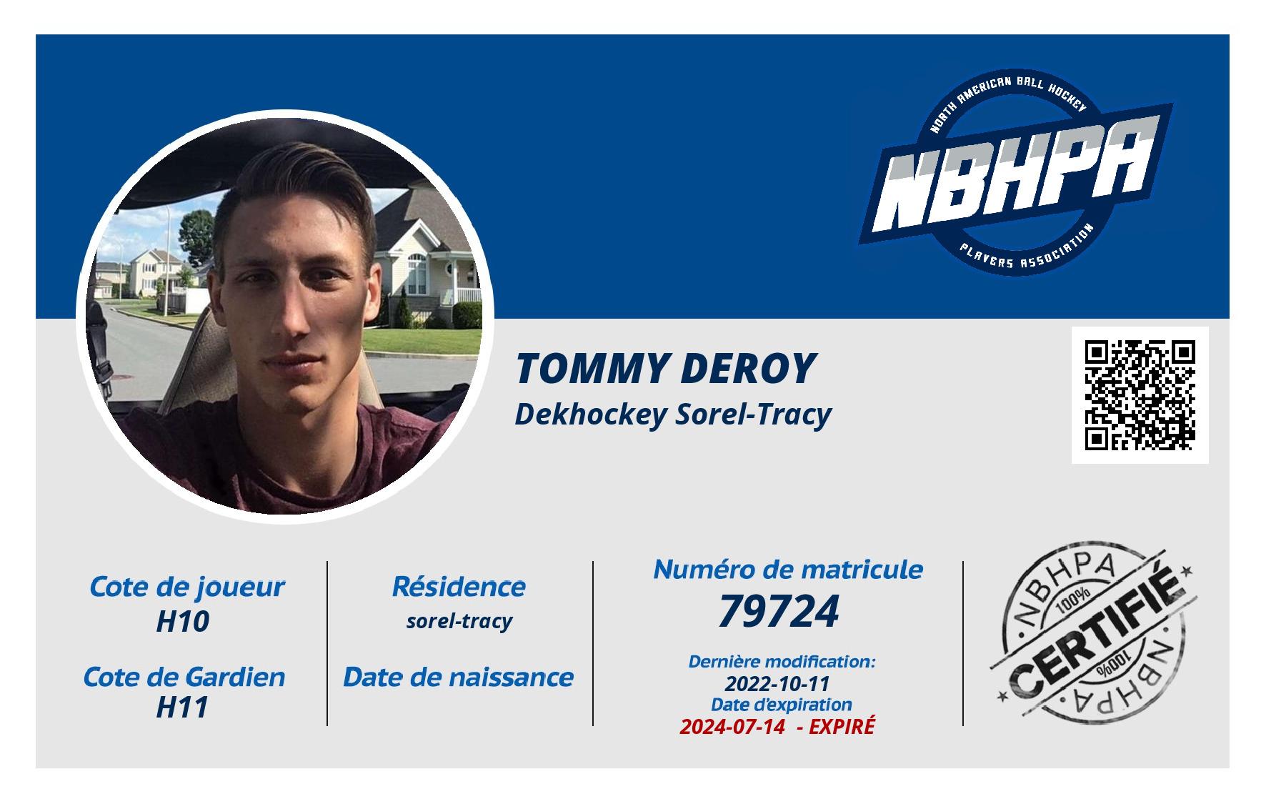 Tommy Deroy