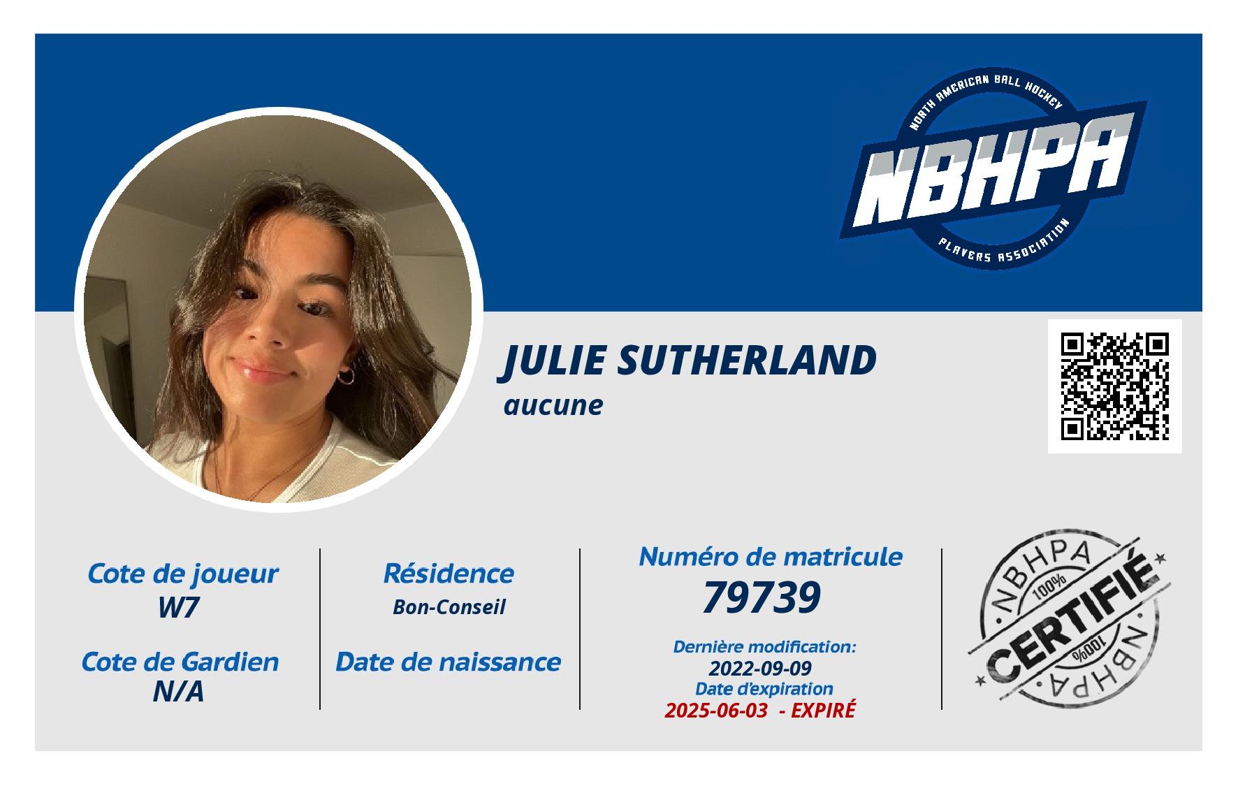 Julie Sutherland