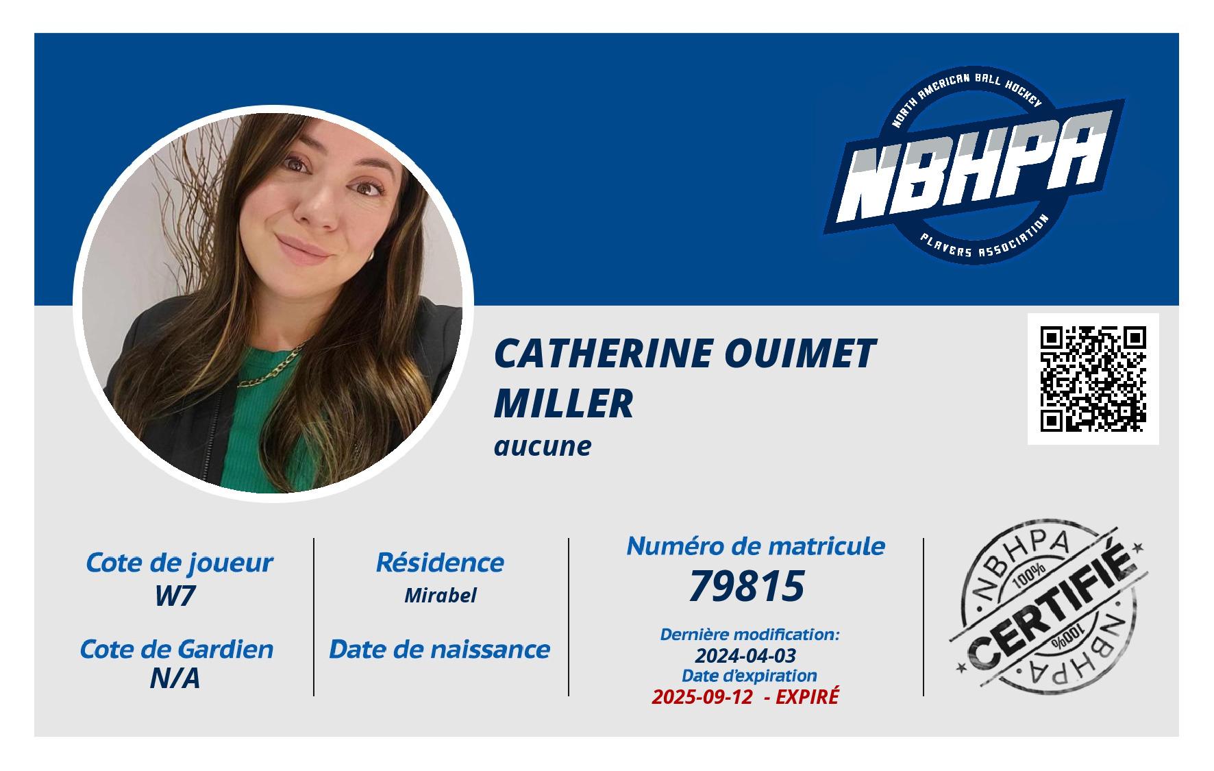 Catherine Ouimet Miller