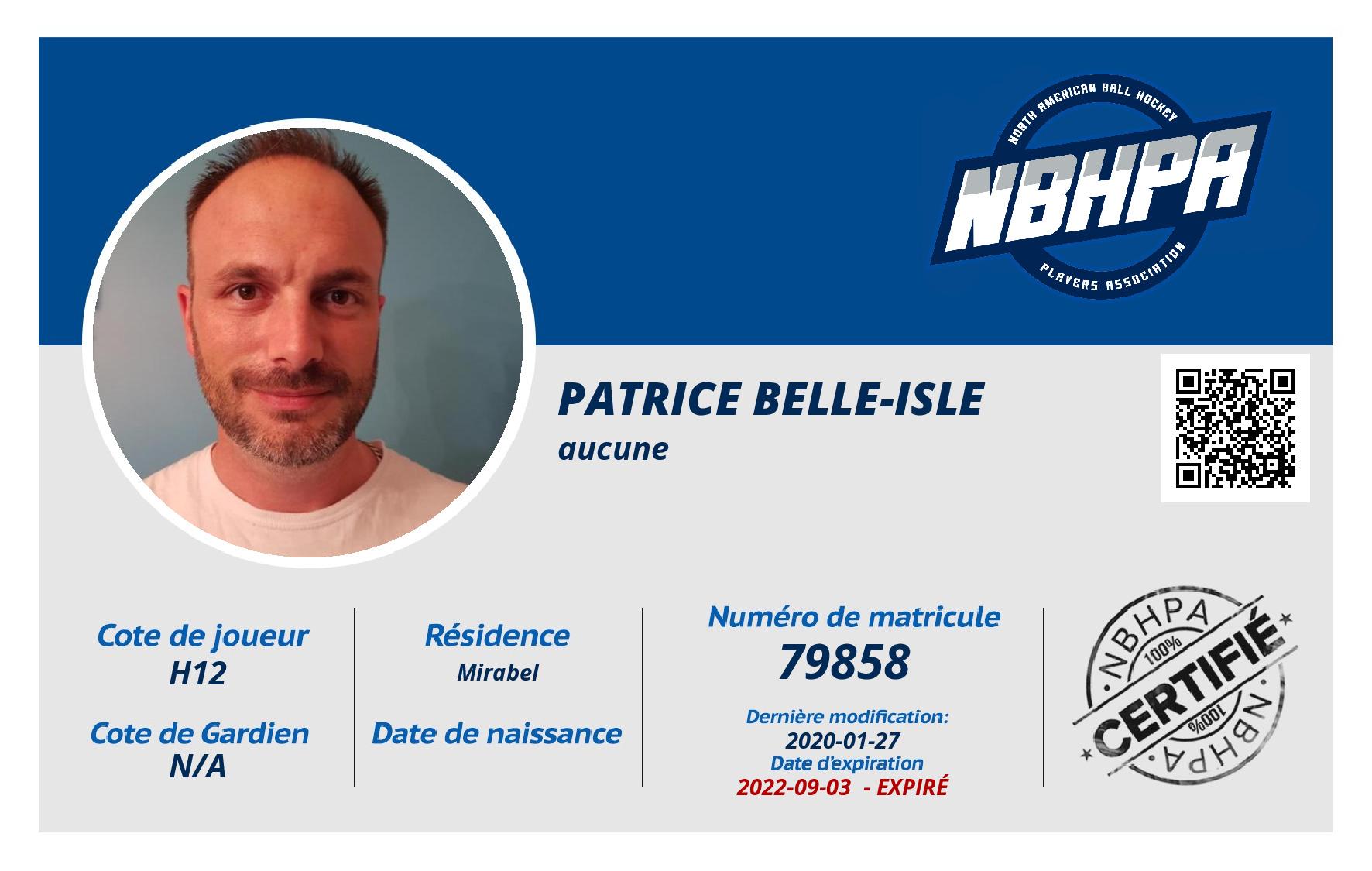 Patrice Belle-Isle