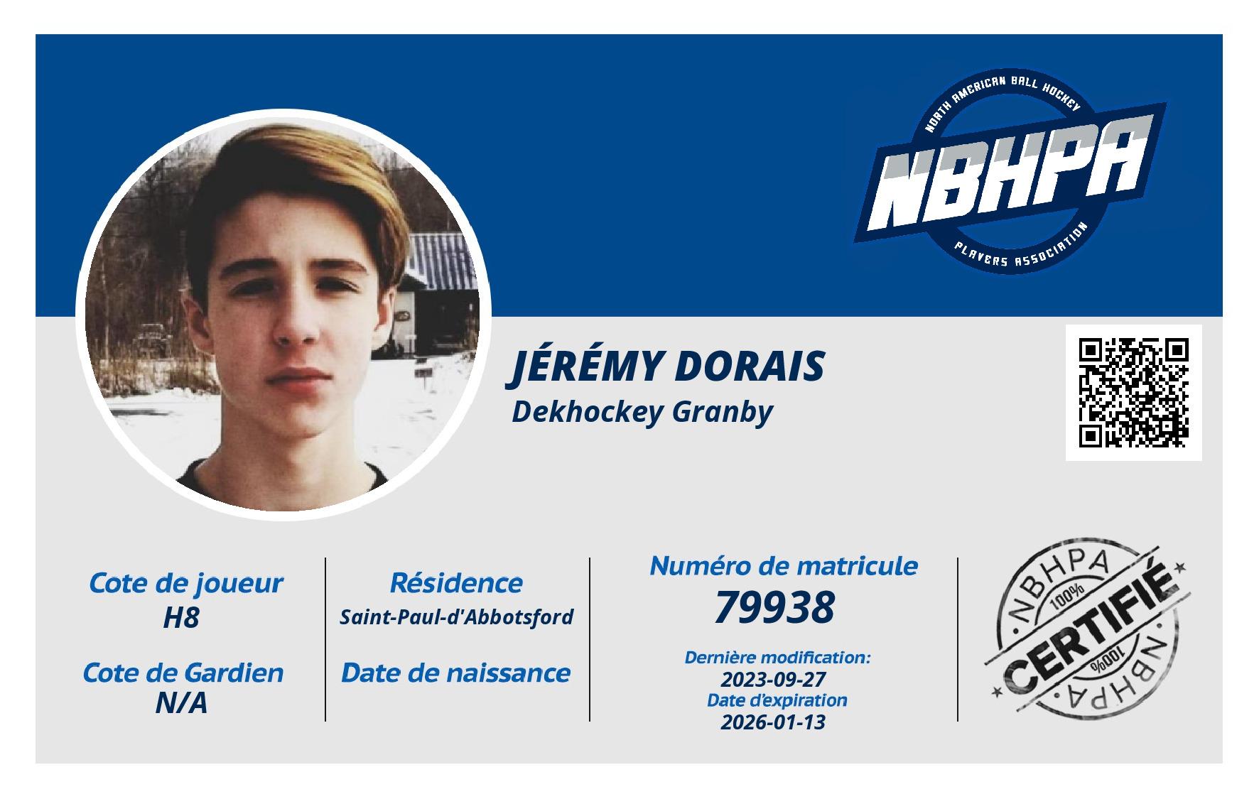 Jérémy Dorais