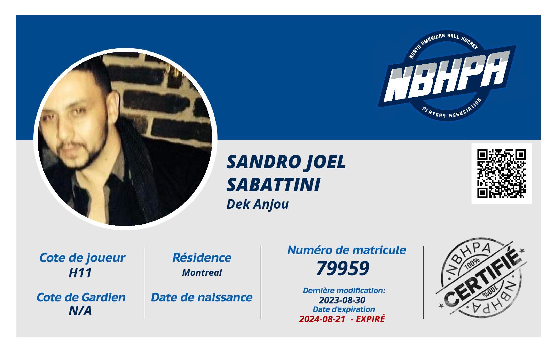 Sandro Joel  Sabattini