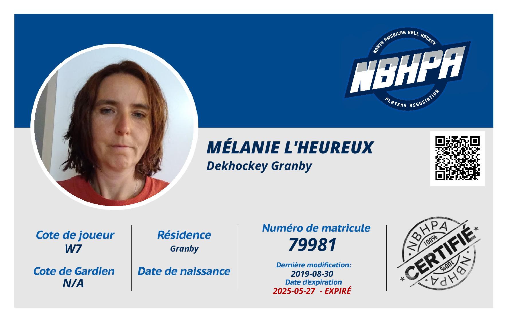 Mélanie L'Heureux