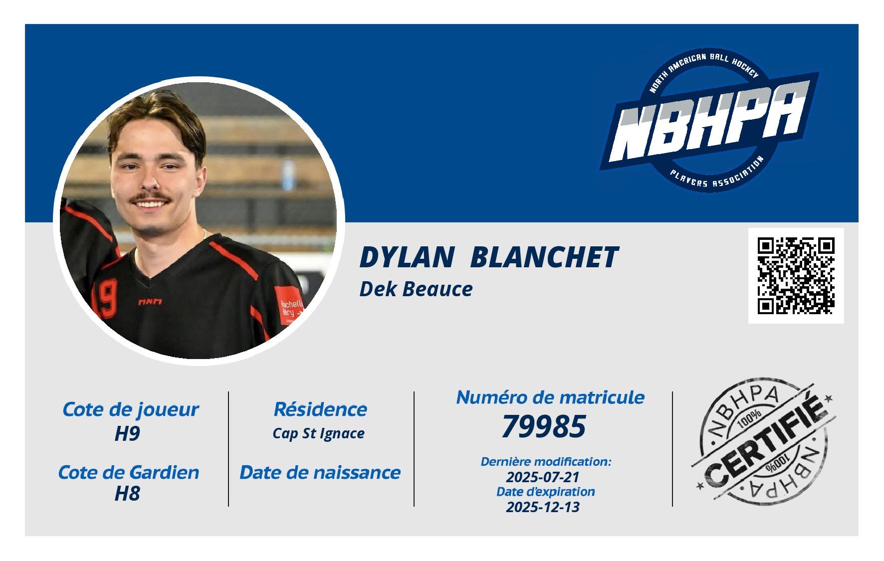 Dylan  Blanchet 