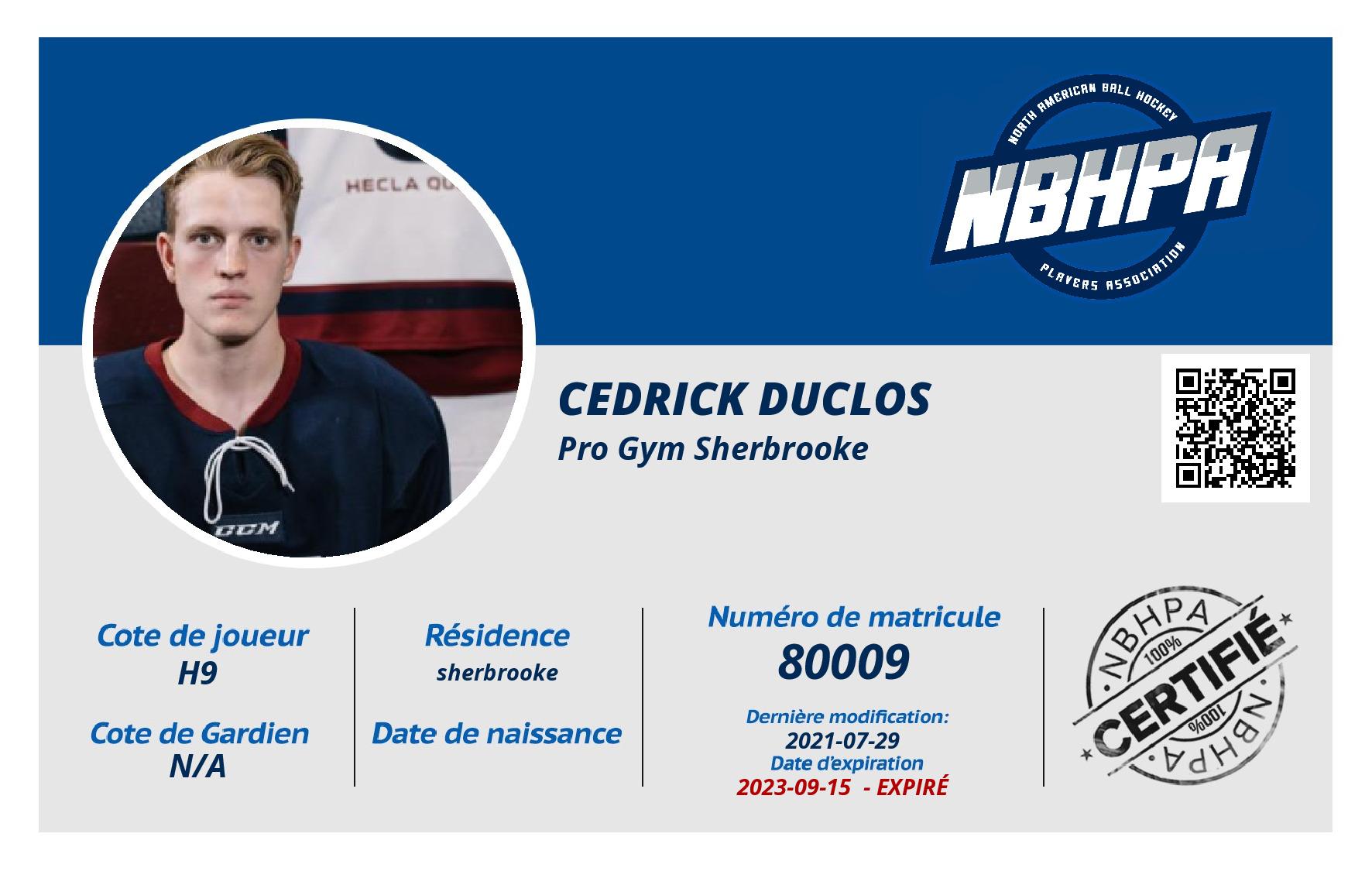 Cedrick Duclos