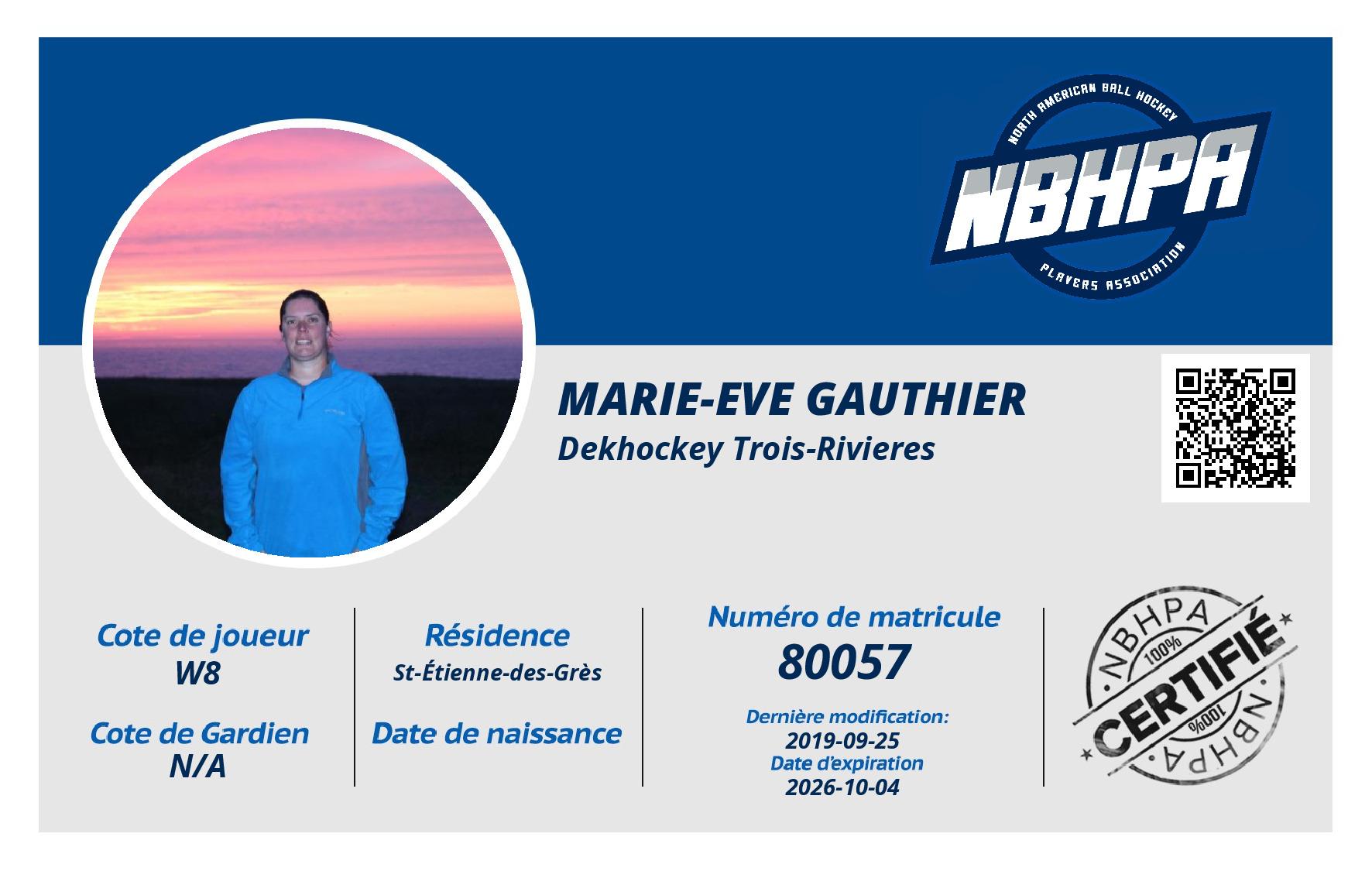 Marie-Eve Gauthier