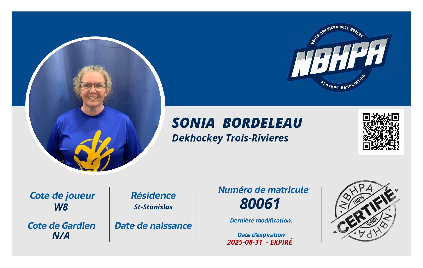 Sonia  Bordeleau 