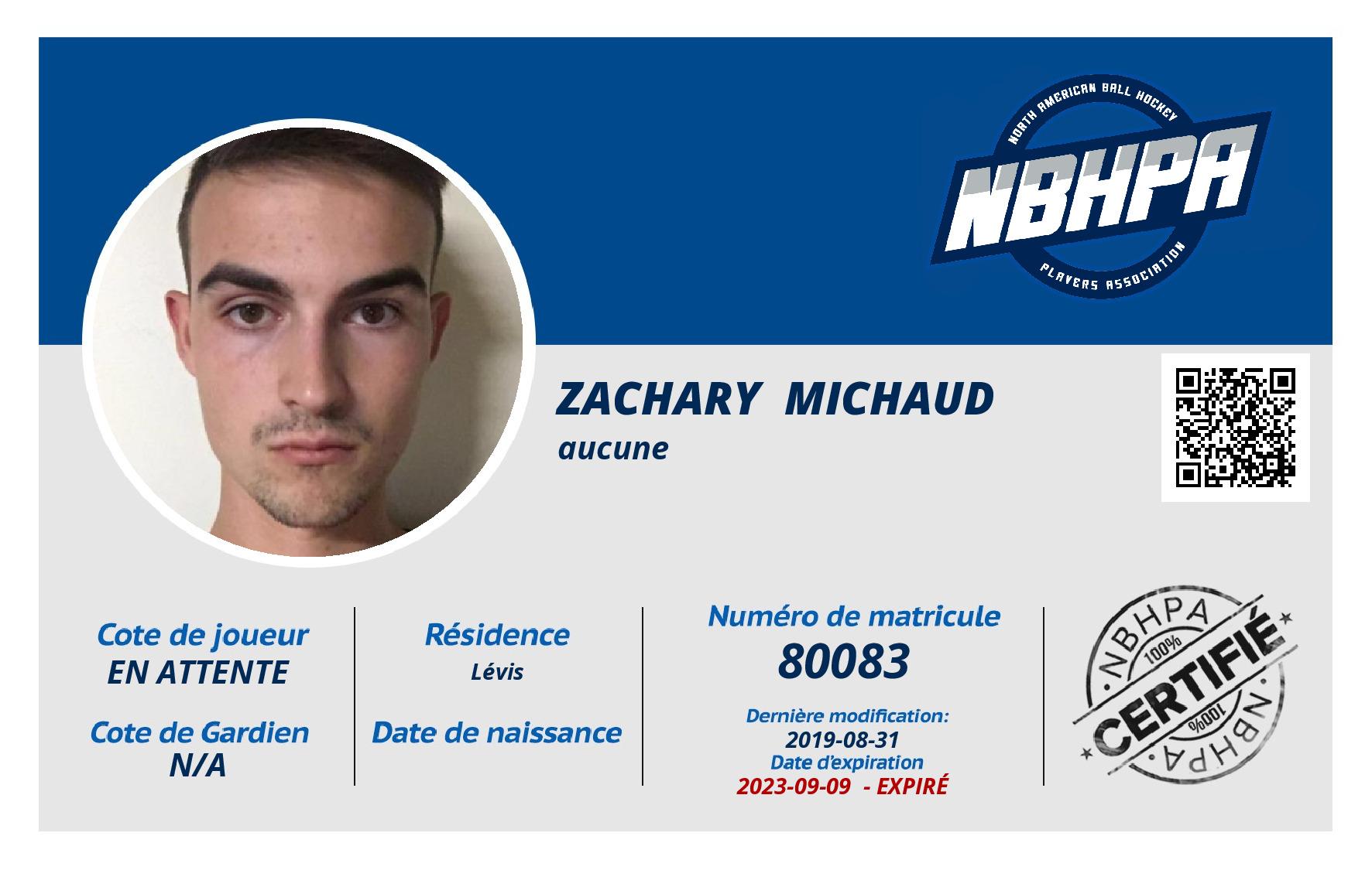 Zachary  Michaud