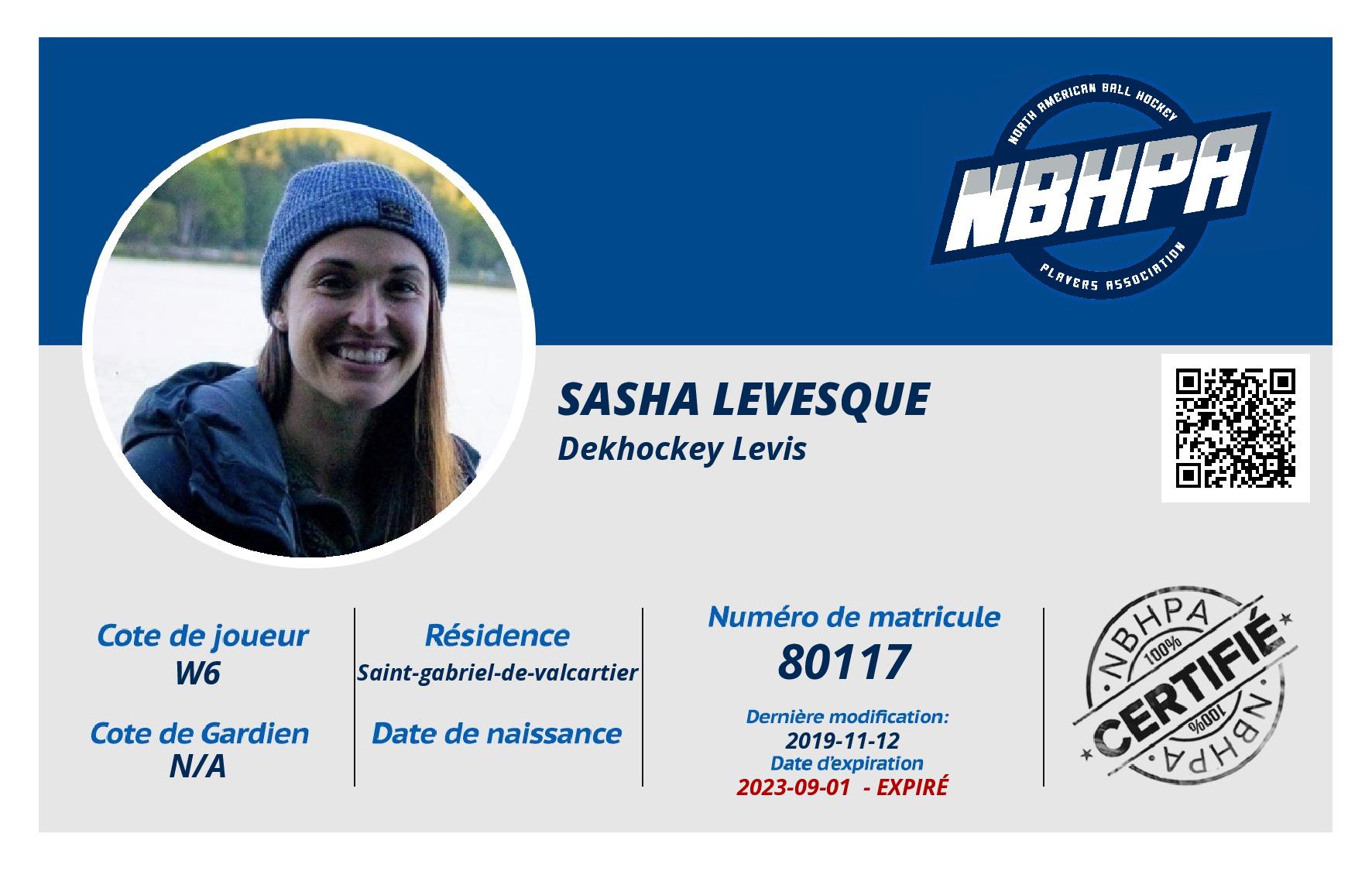Sasha Levesque