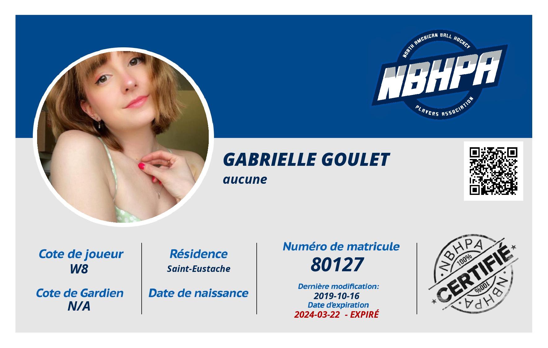 Gabrielle Goulet