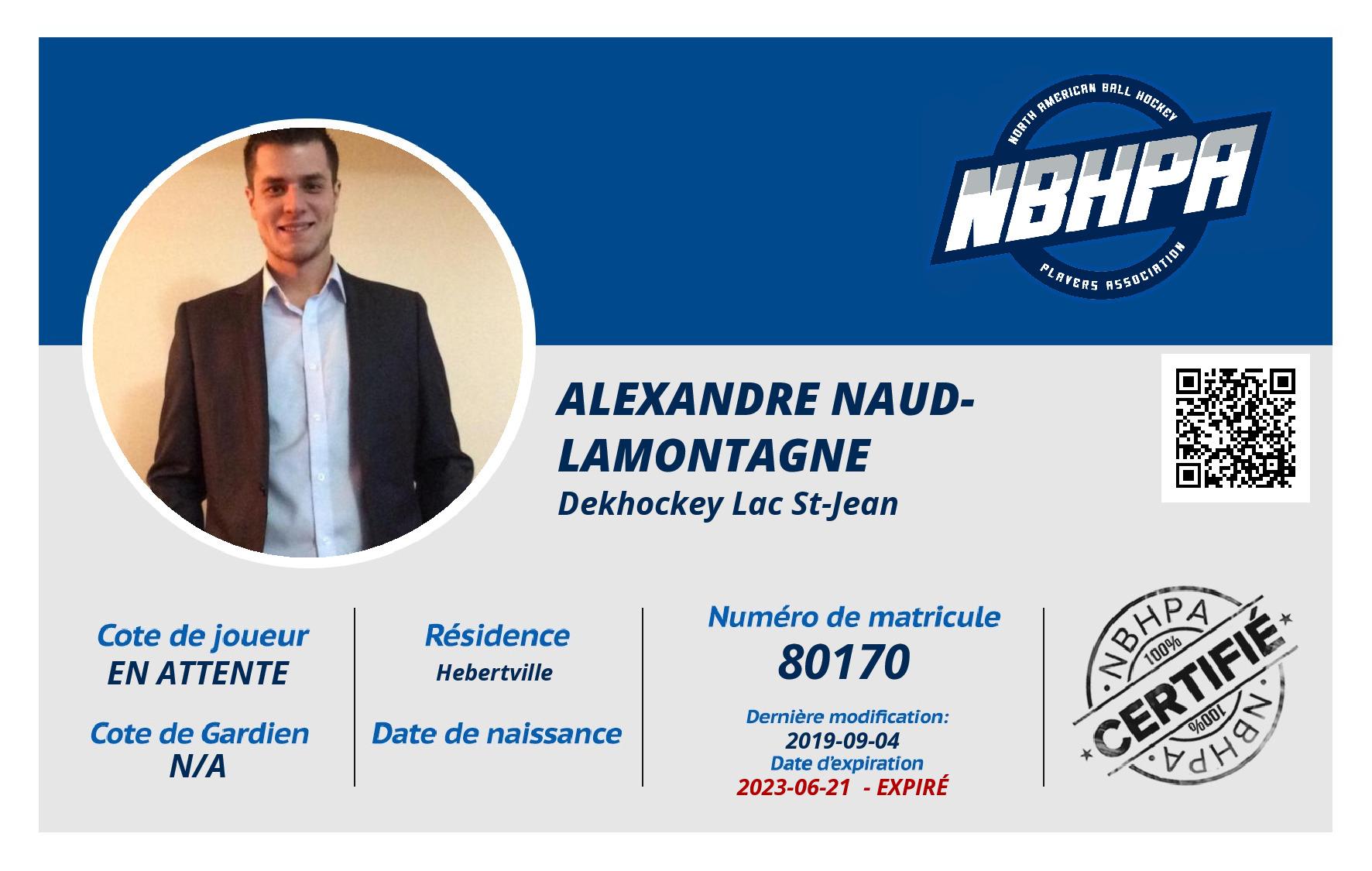 Alexandre Naud-Lamontagne