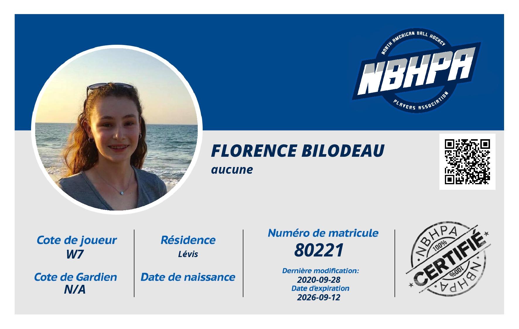 Florence Bilodeau