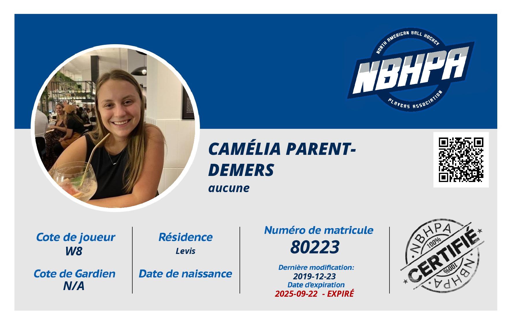 Camélia Parent-Demers