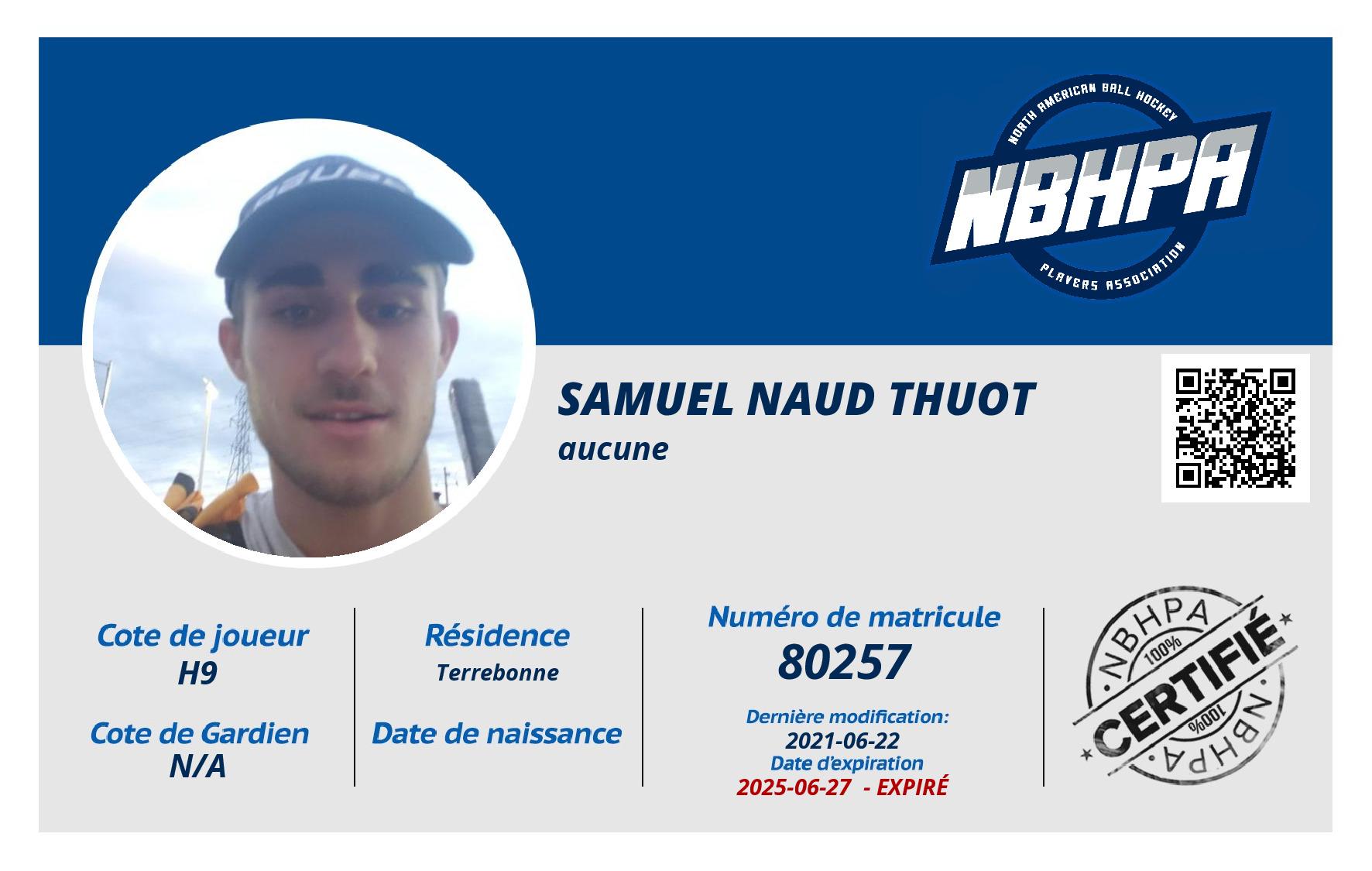 Samuel Naud thuot