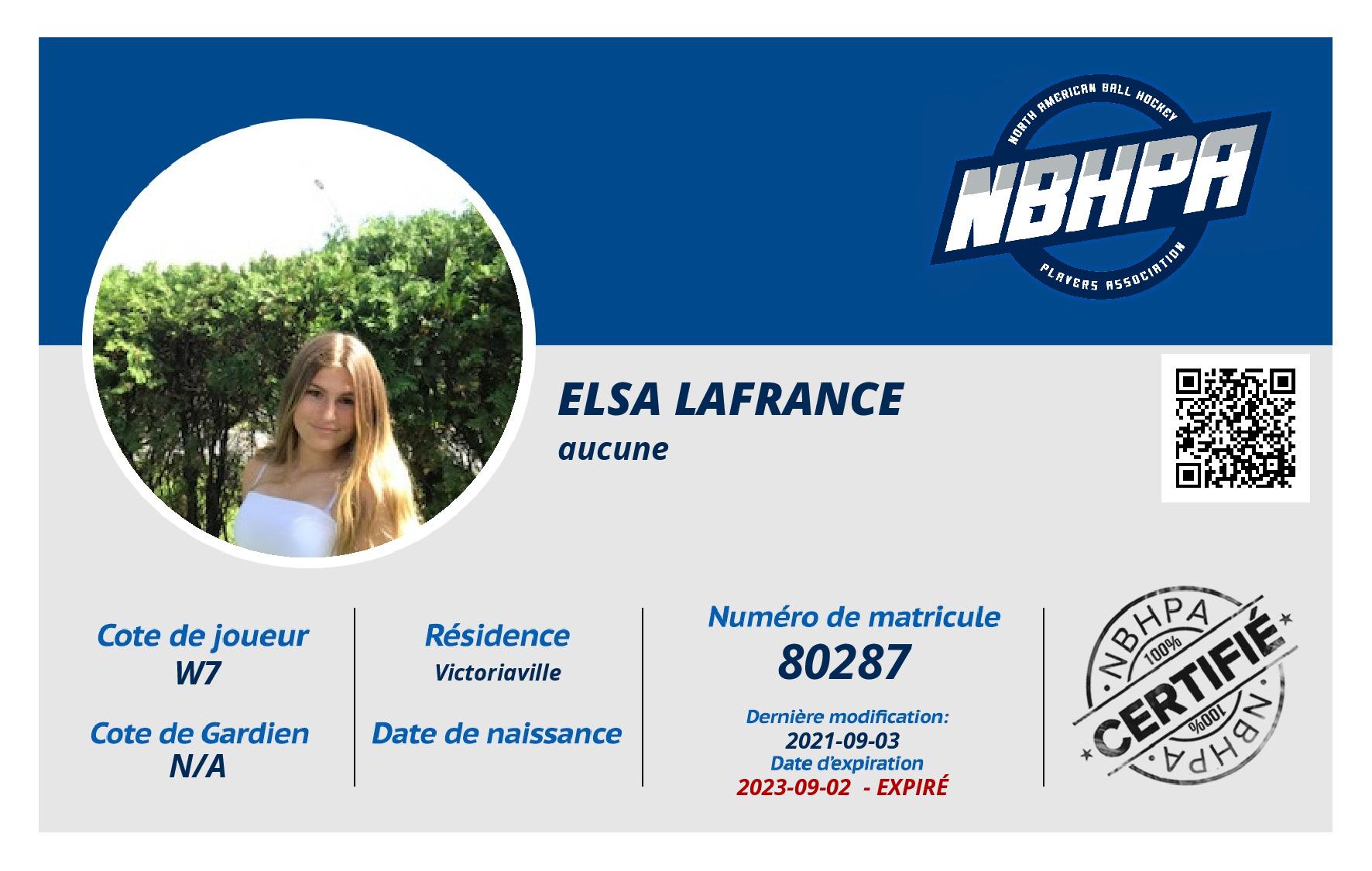 Elsa Lafrance