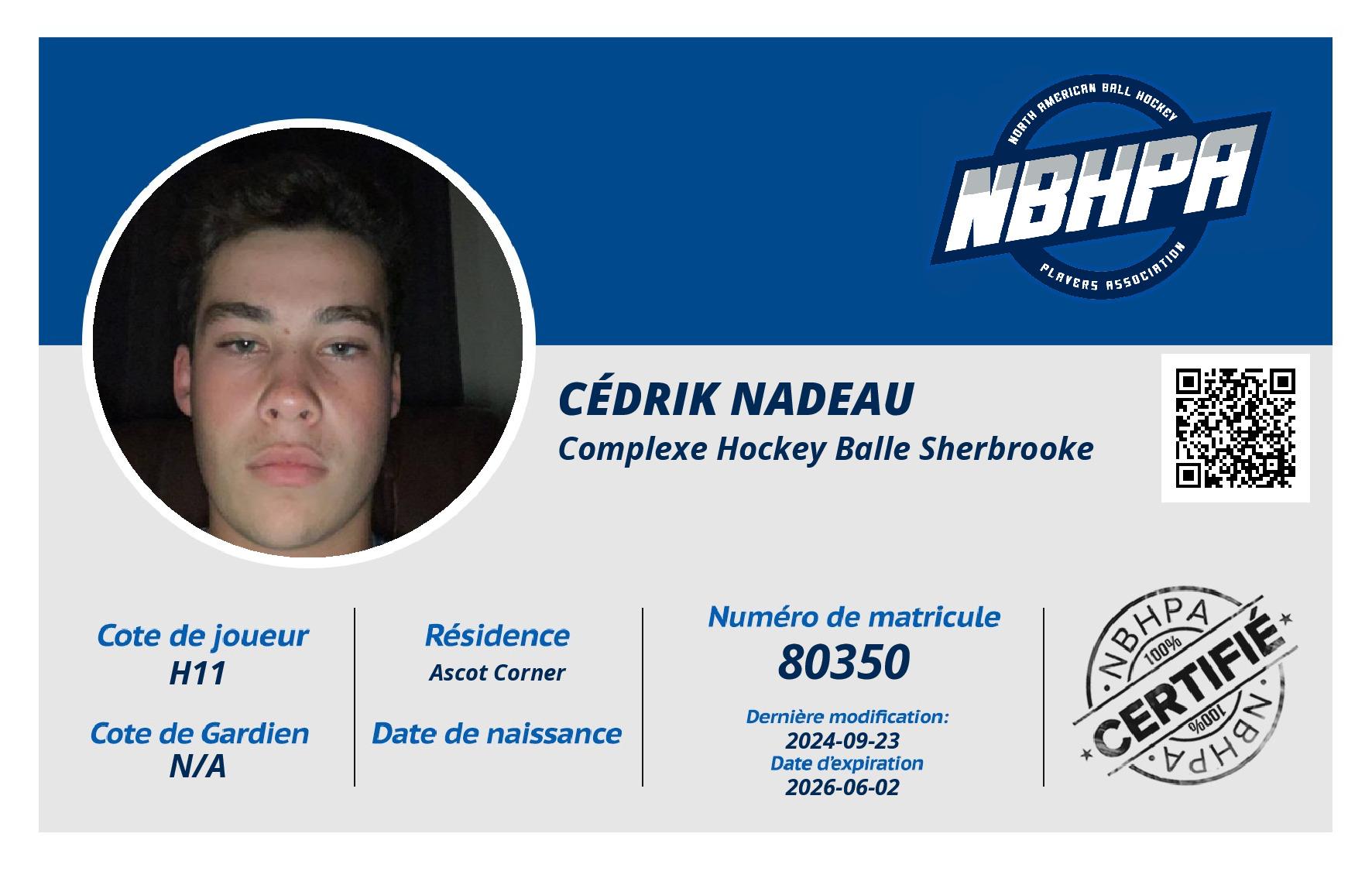 Cédrik Nadeau