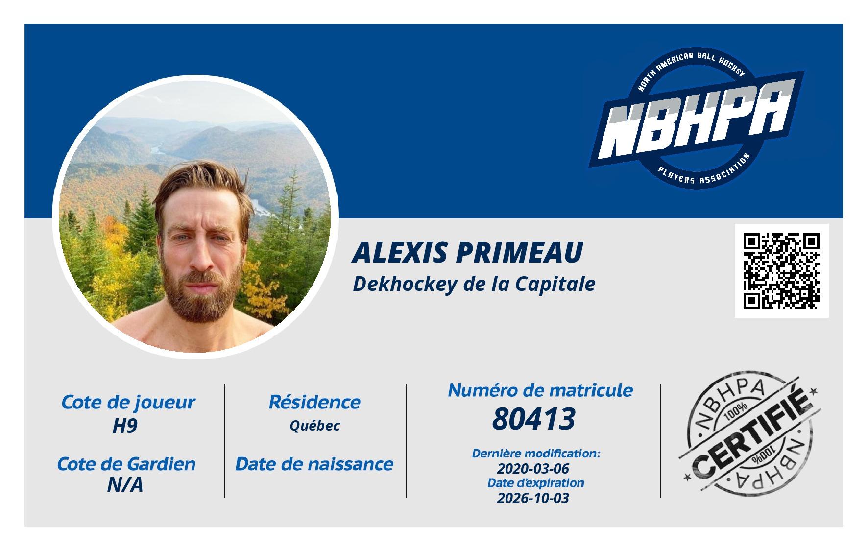 Alexis Primeau