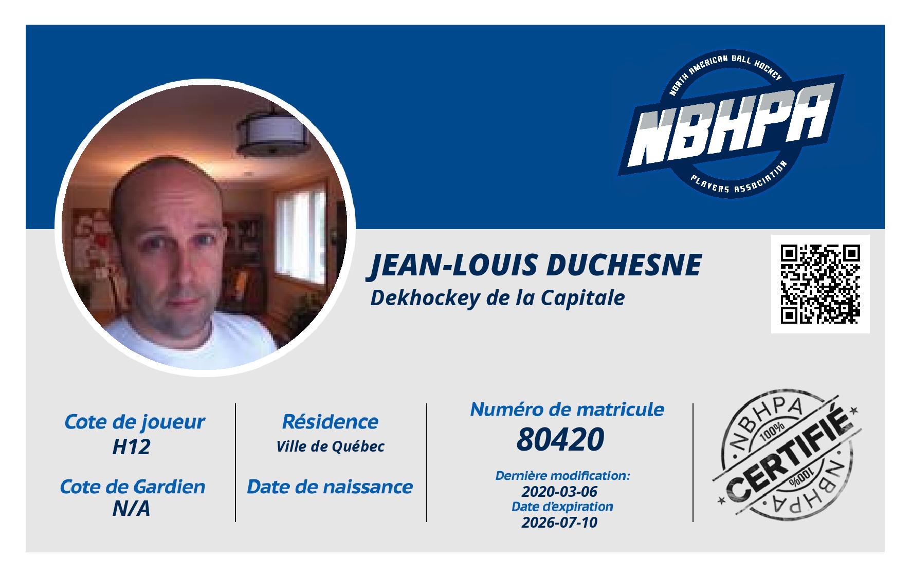Jean-Louis Duchesne