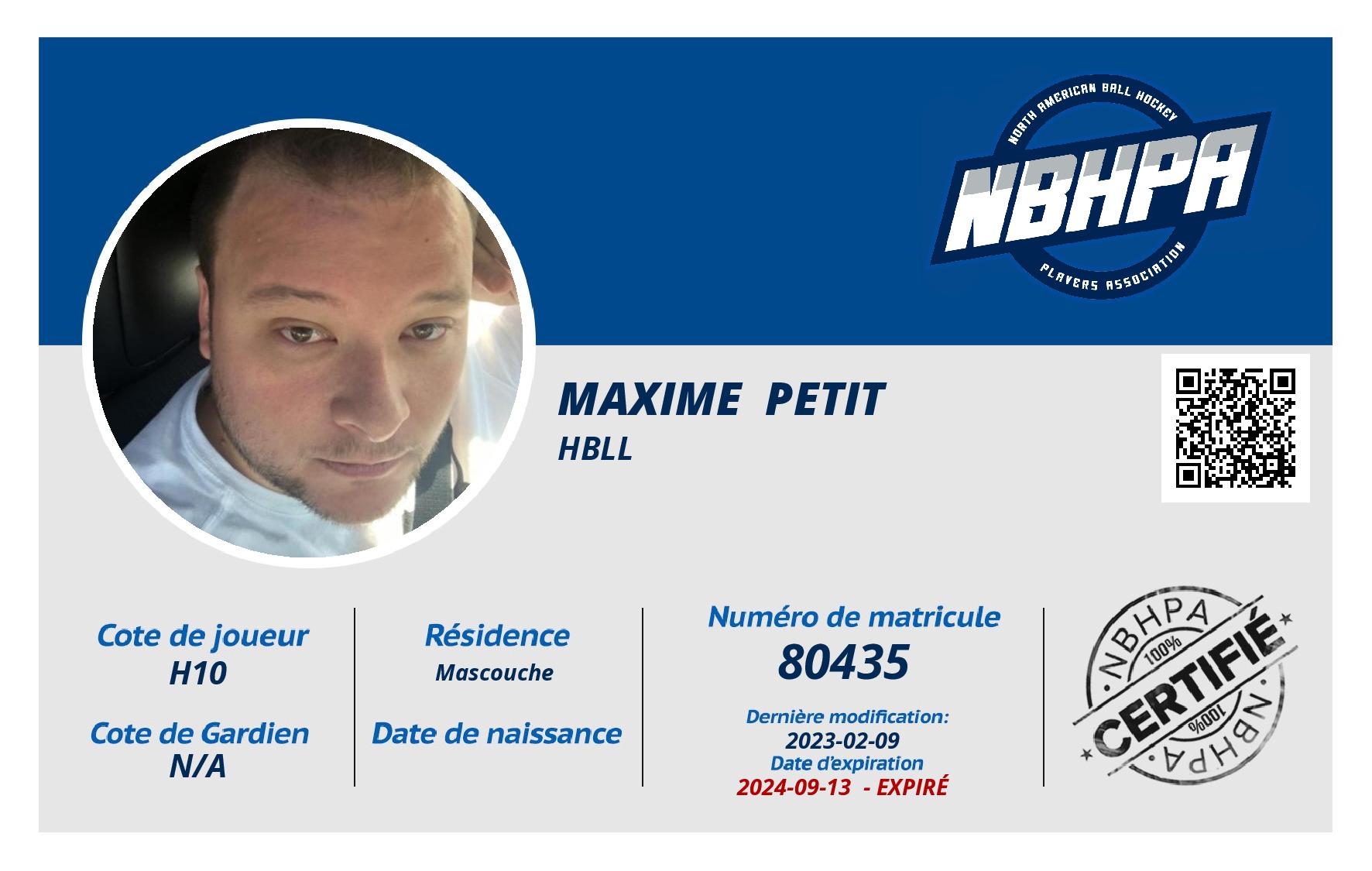 Maxime  Petit 