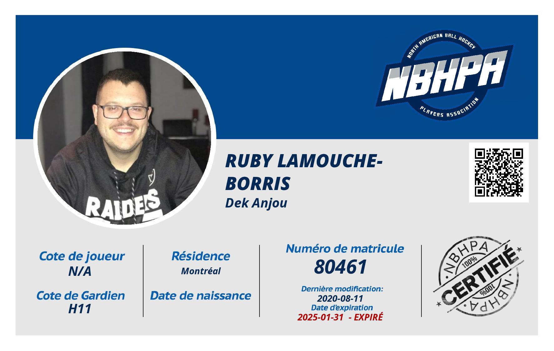 Ruby Lamouche-Borris