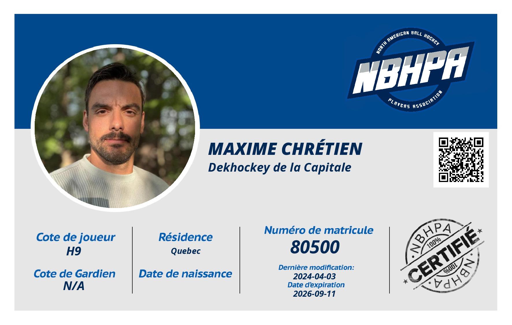 Maxime Chrétien
