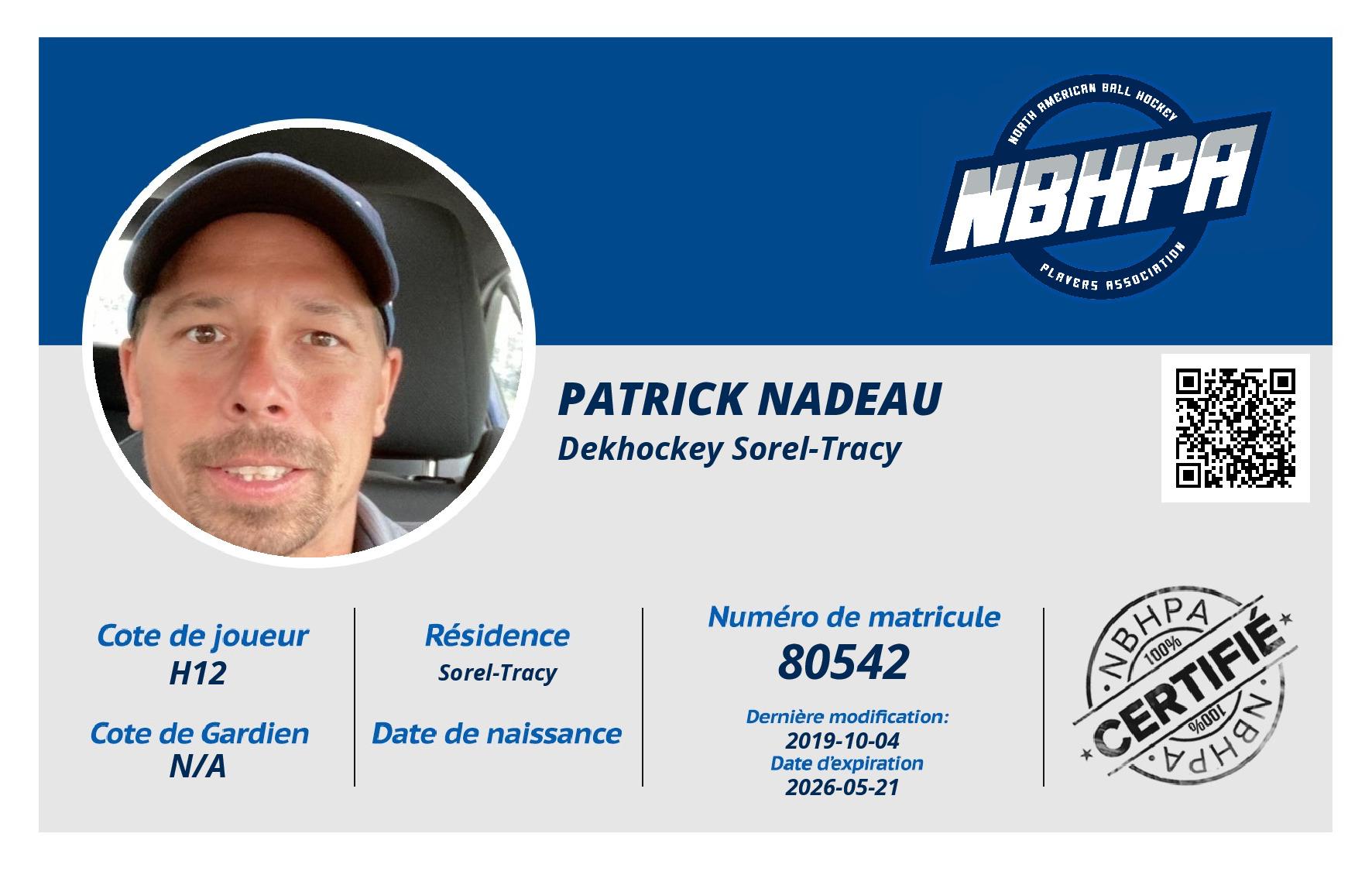 Patrick Nadeau