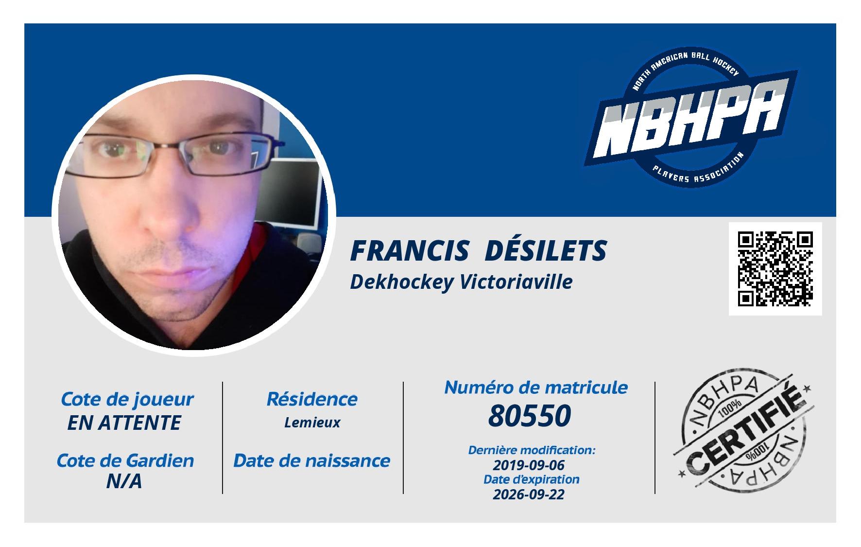 Francis  Désilets 