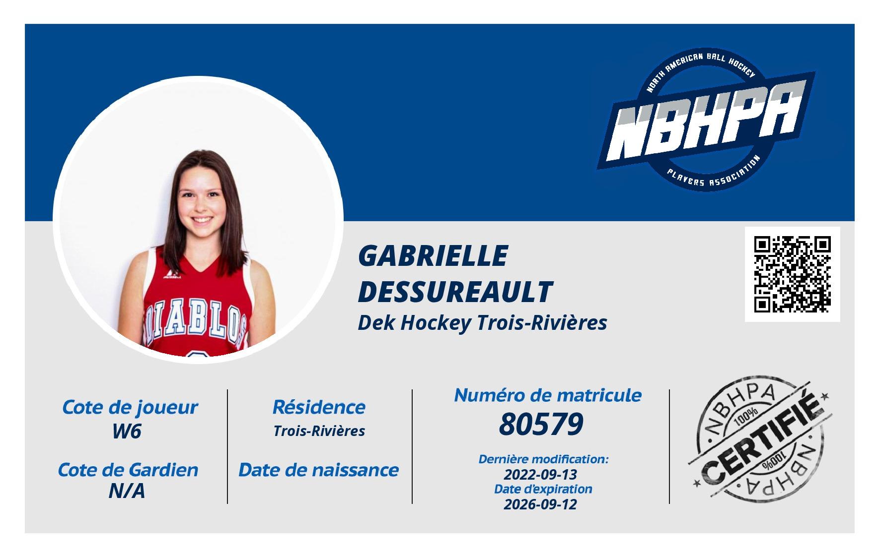 Gabrielle Dessureault