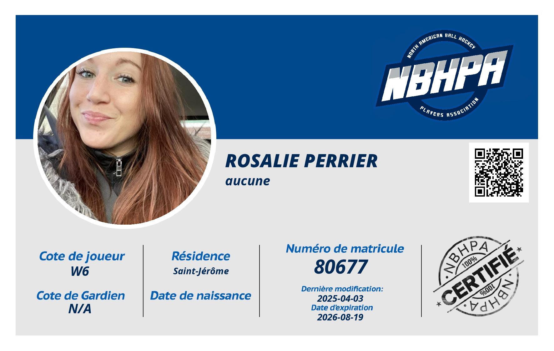 Rosalie Perrier