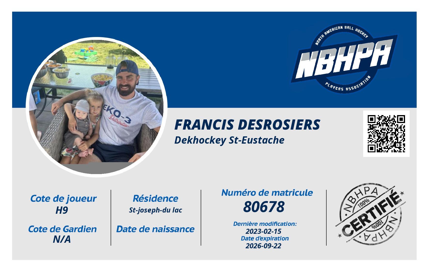 Francis Desrosiers