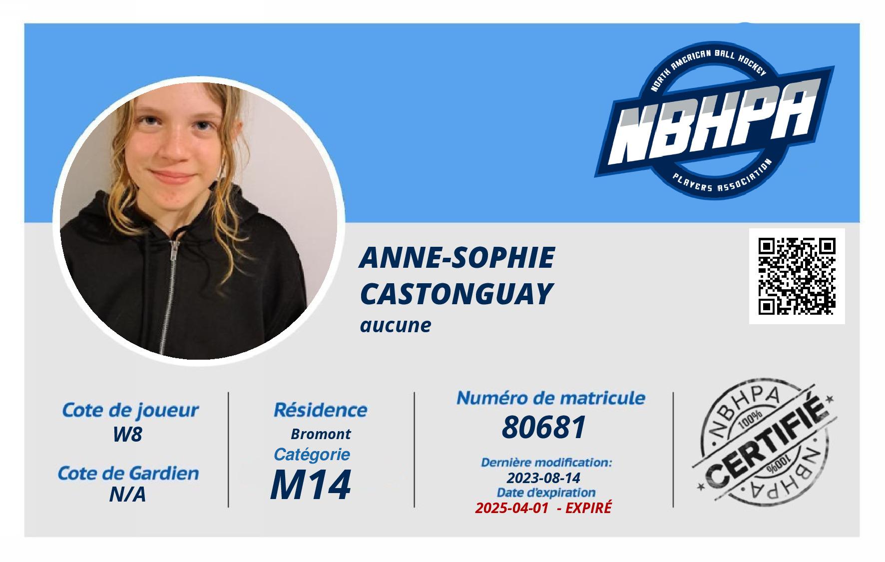 Anne-Sophie Castonguay