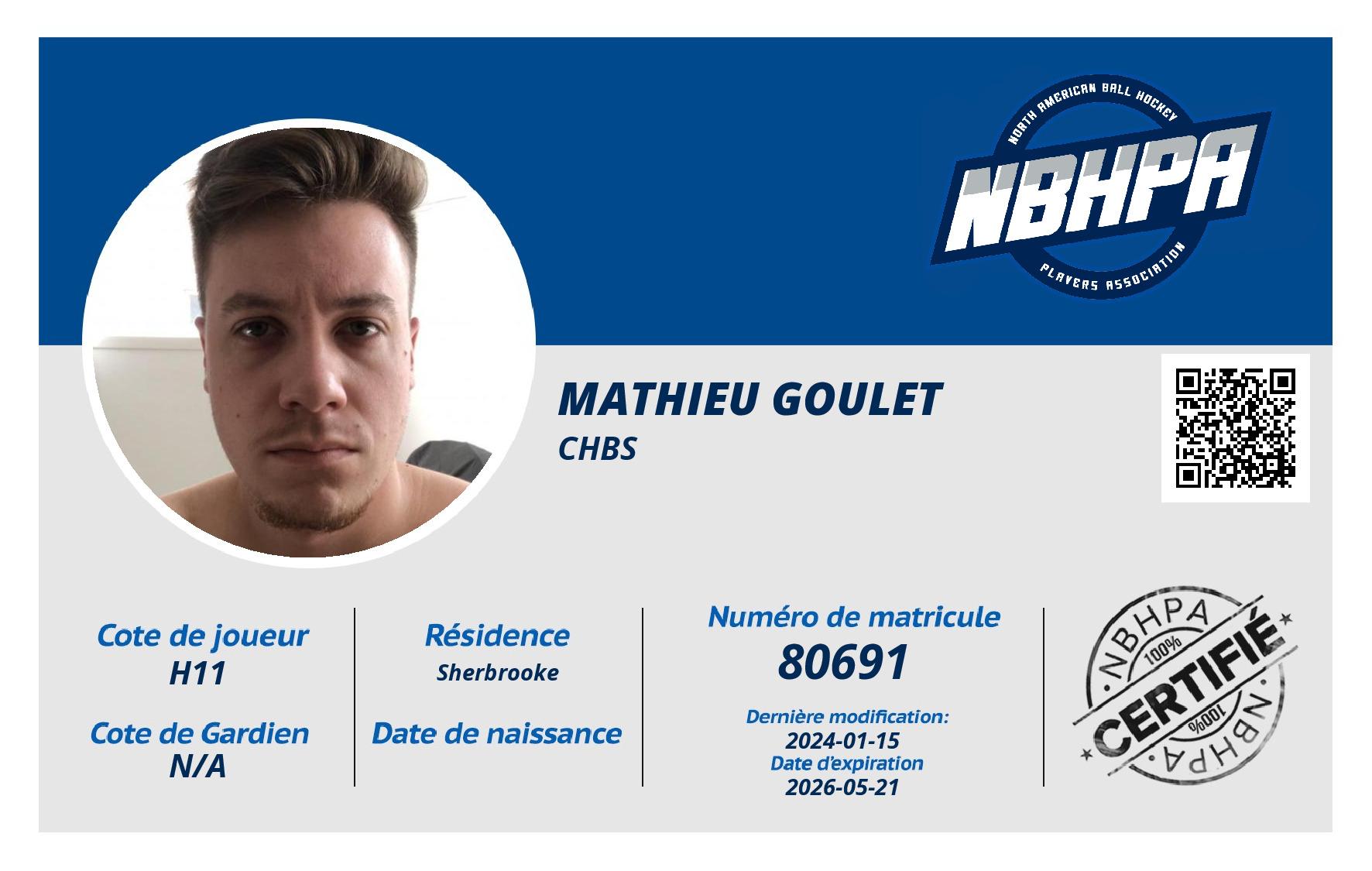 Mathieu Goulet