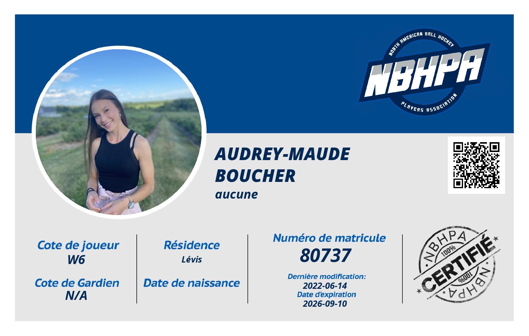 Audrey-Maude Boucher 