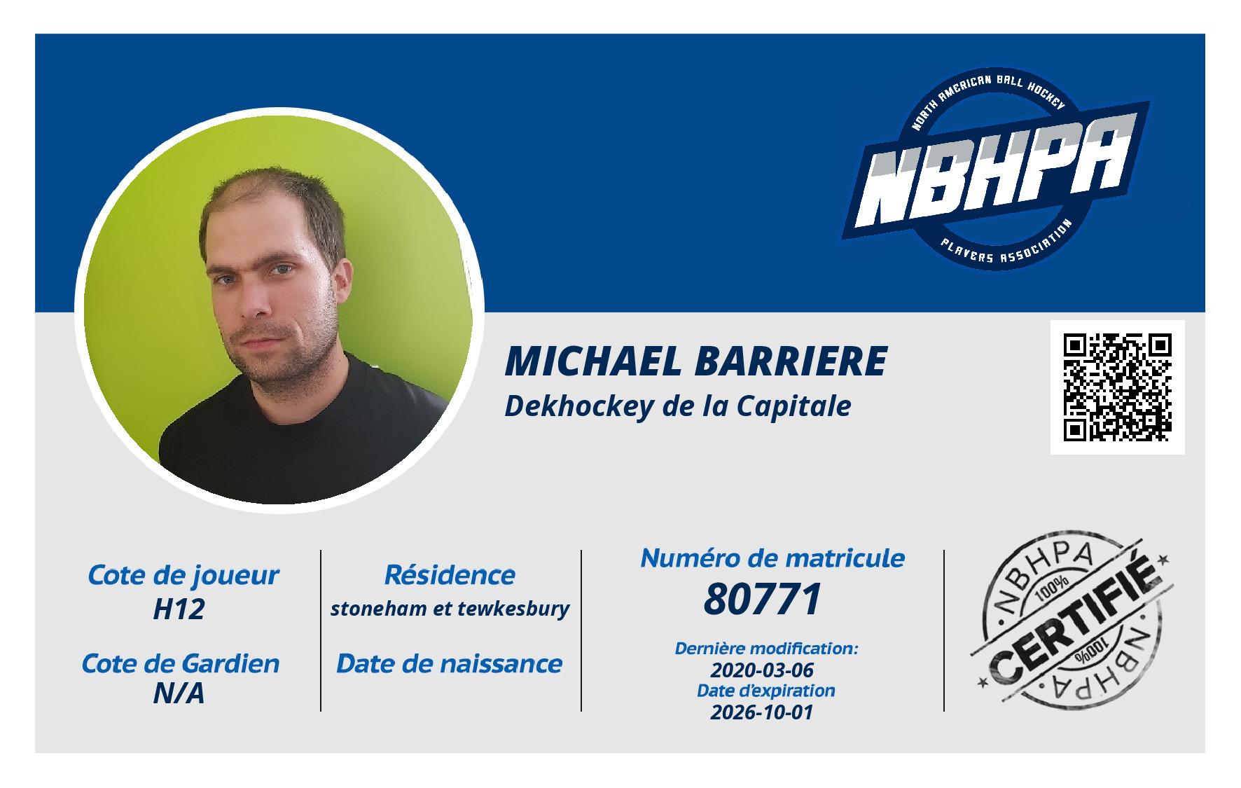 Michael Barriere