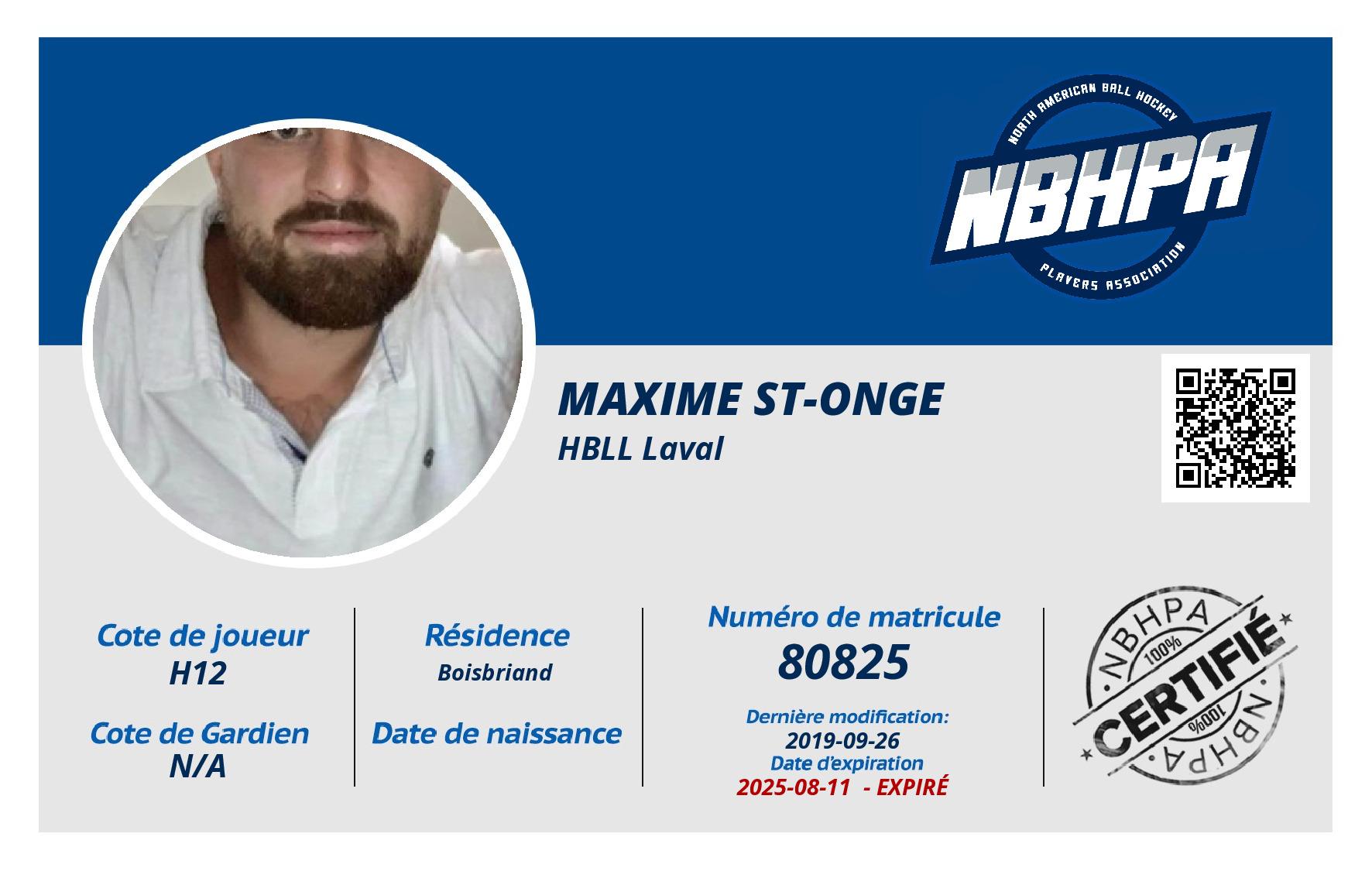 Maxime St-onge